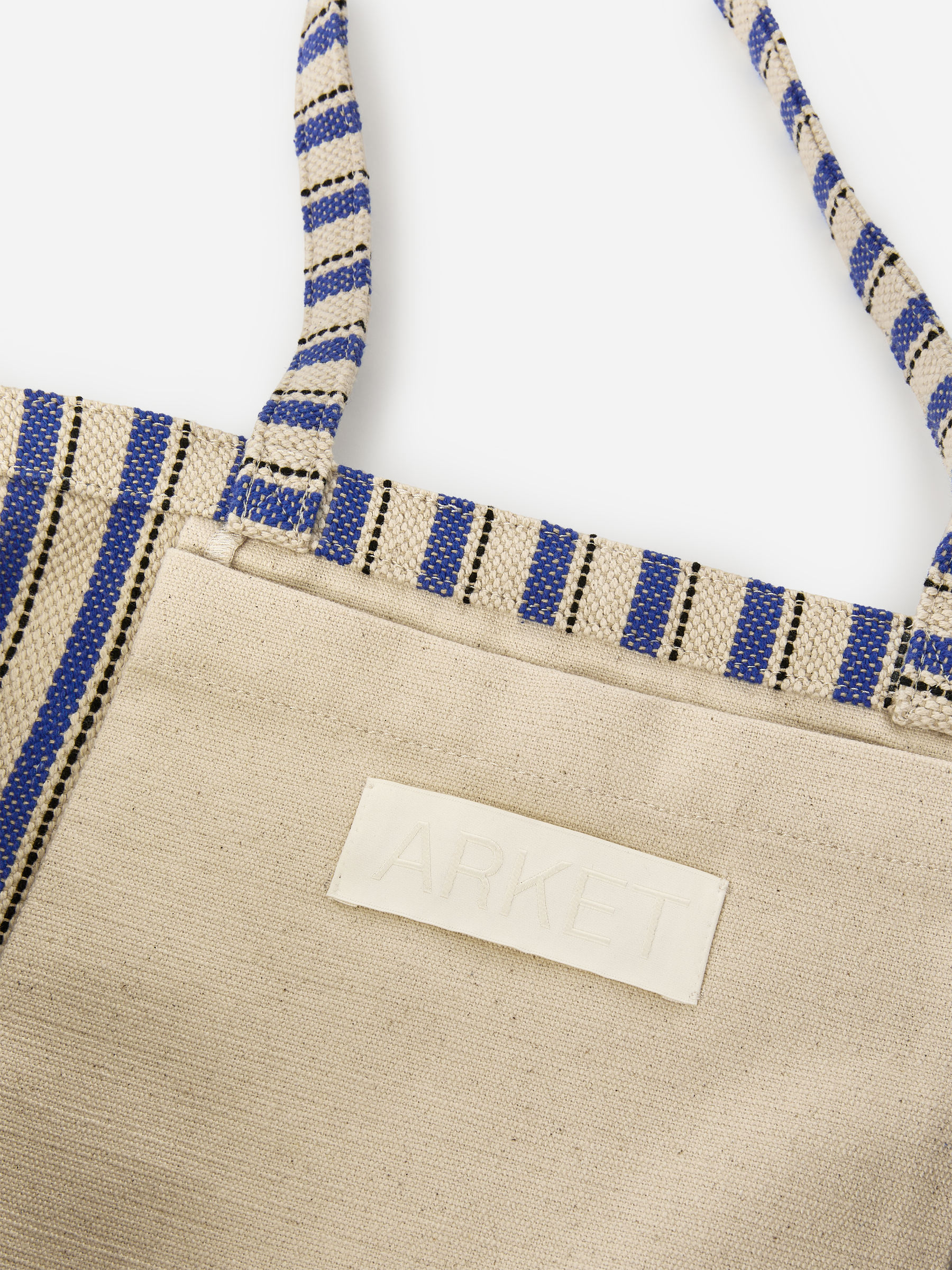 Tragetasche aus Canvas - Blau/Cremeweiß - Homeware - StillMedia/DescriptiveDetail - 2