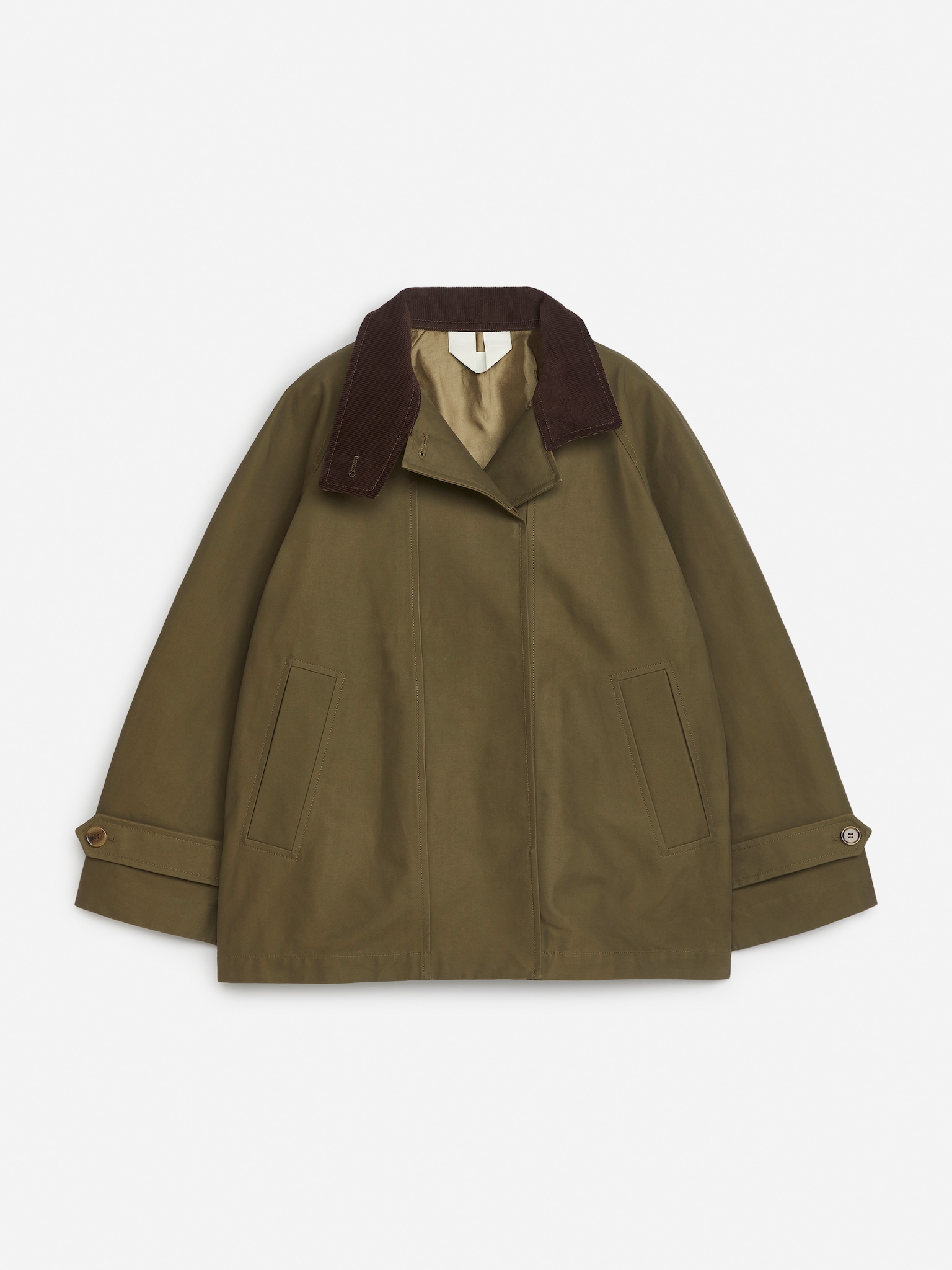 Rövid ballonkabát - Khaki Green