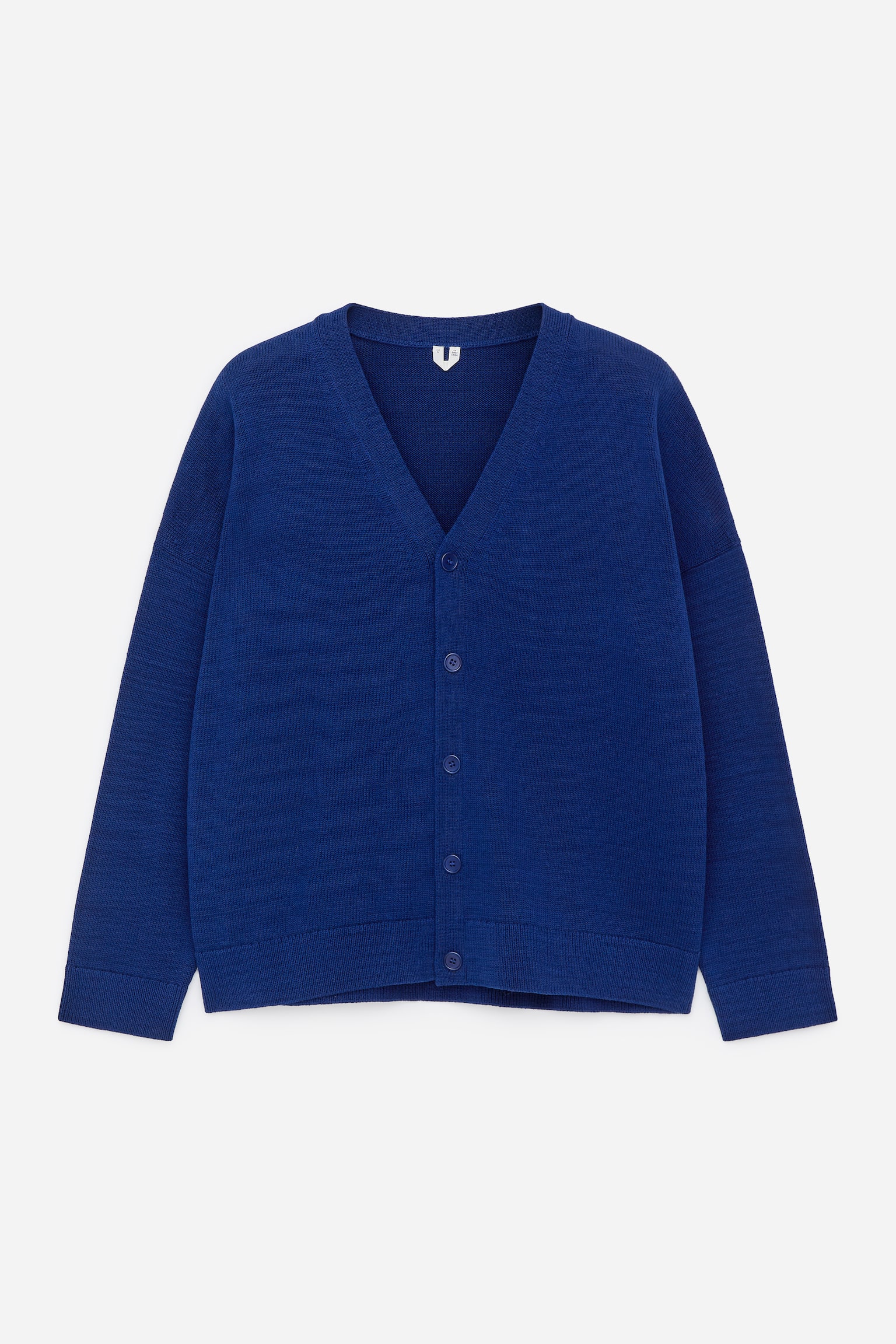 Cardigan in cotone - Blu scuro/Verde scuro - 2