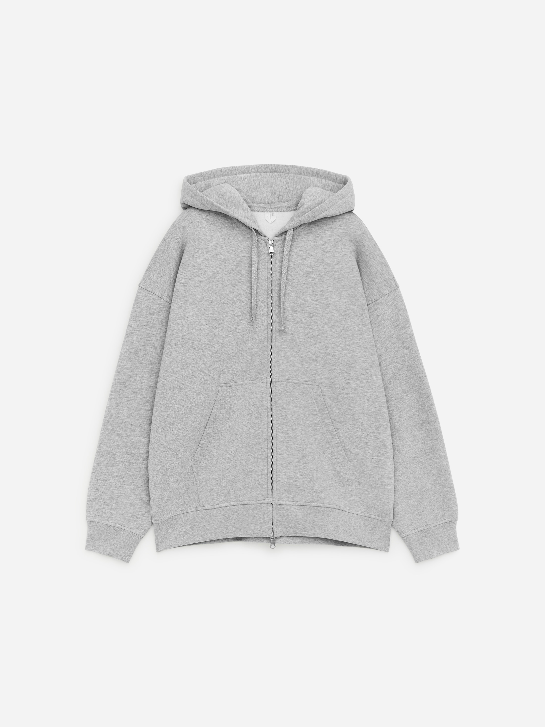 Zip Hoodie-#C0C3C6-18300