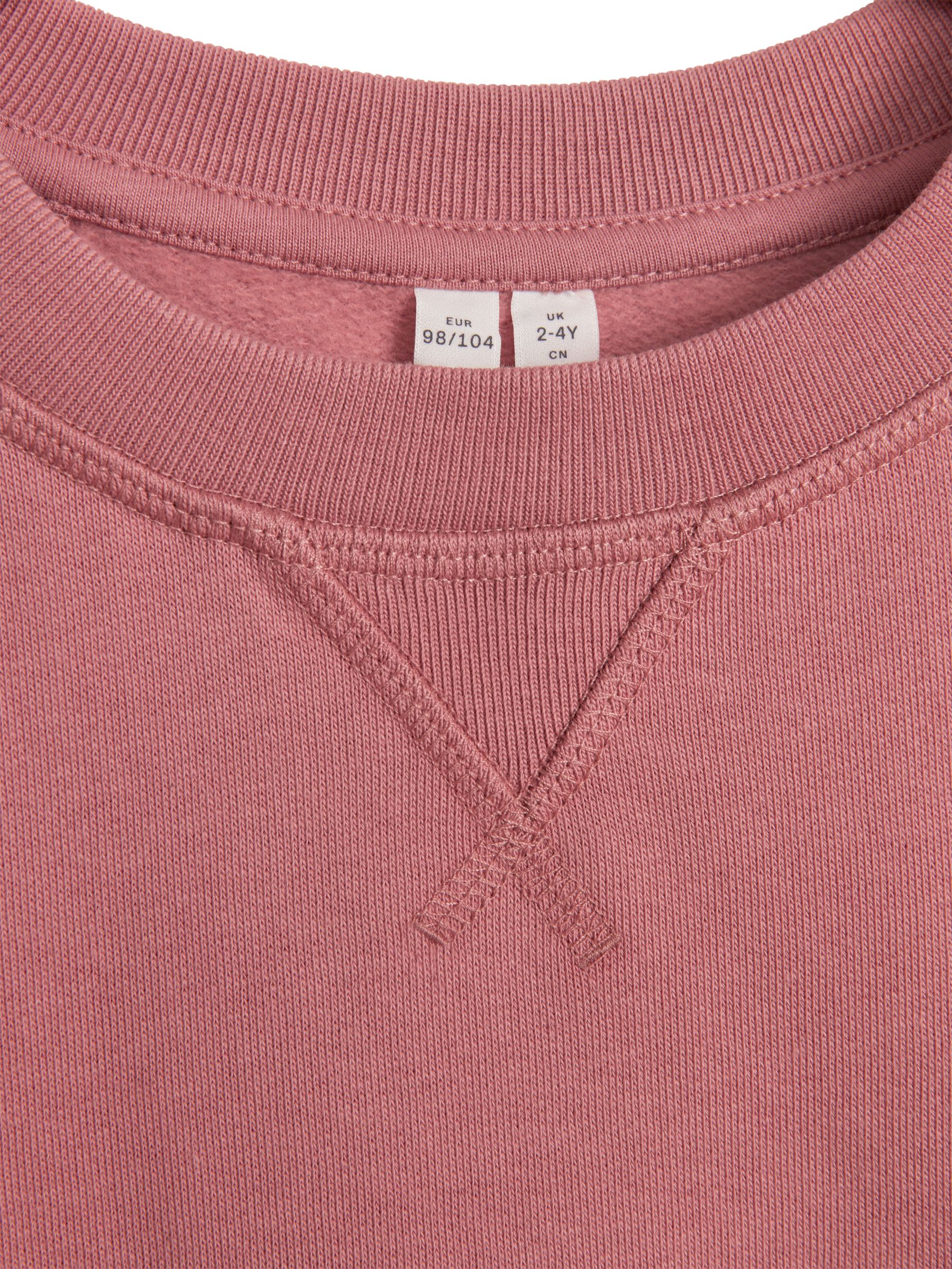 Sweatshirt aus French Terry - Pink/Lehmfarben - Regular Fit - Kinder - StillMedia/DescriptiveStillLife - 3