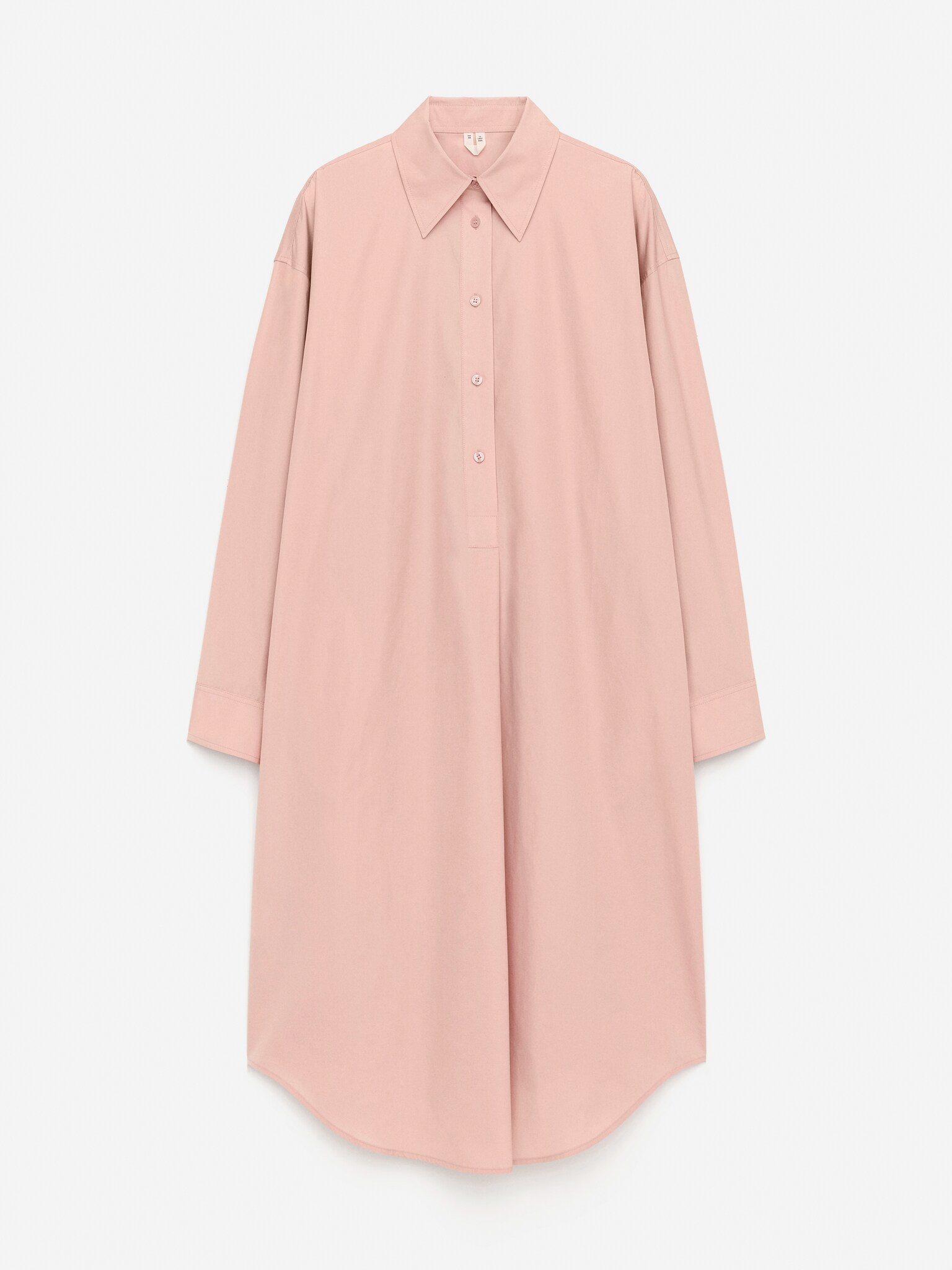 Robe chemise oversize - Rose poudré/Bleu ciel - 2