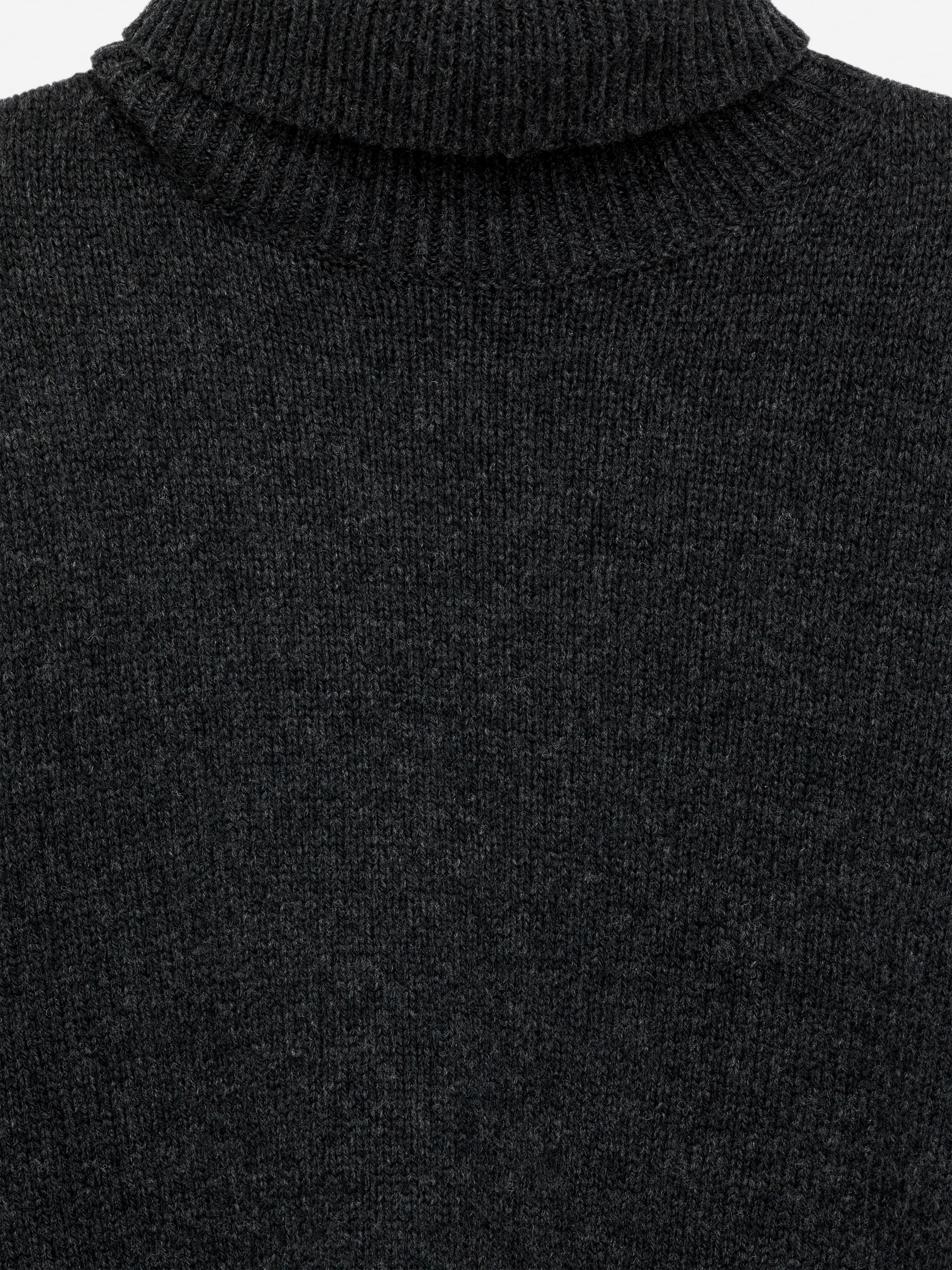 Ulltröja med polokrage - Grå - Loose fit - Men - StillMedia/DescriptiveDetail - 1