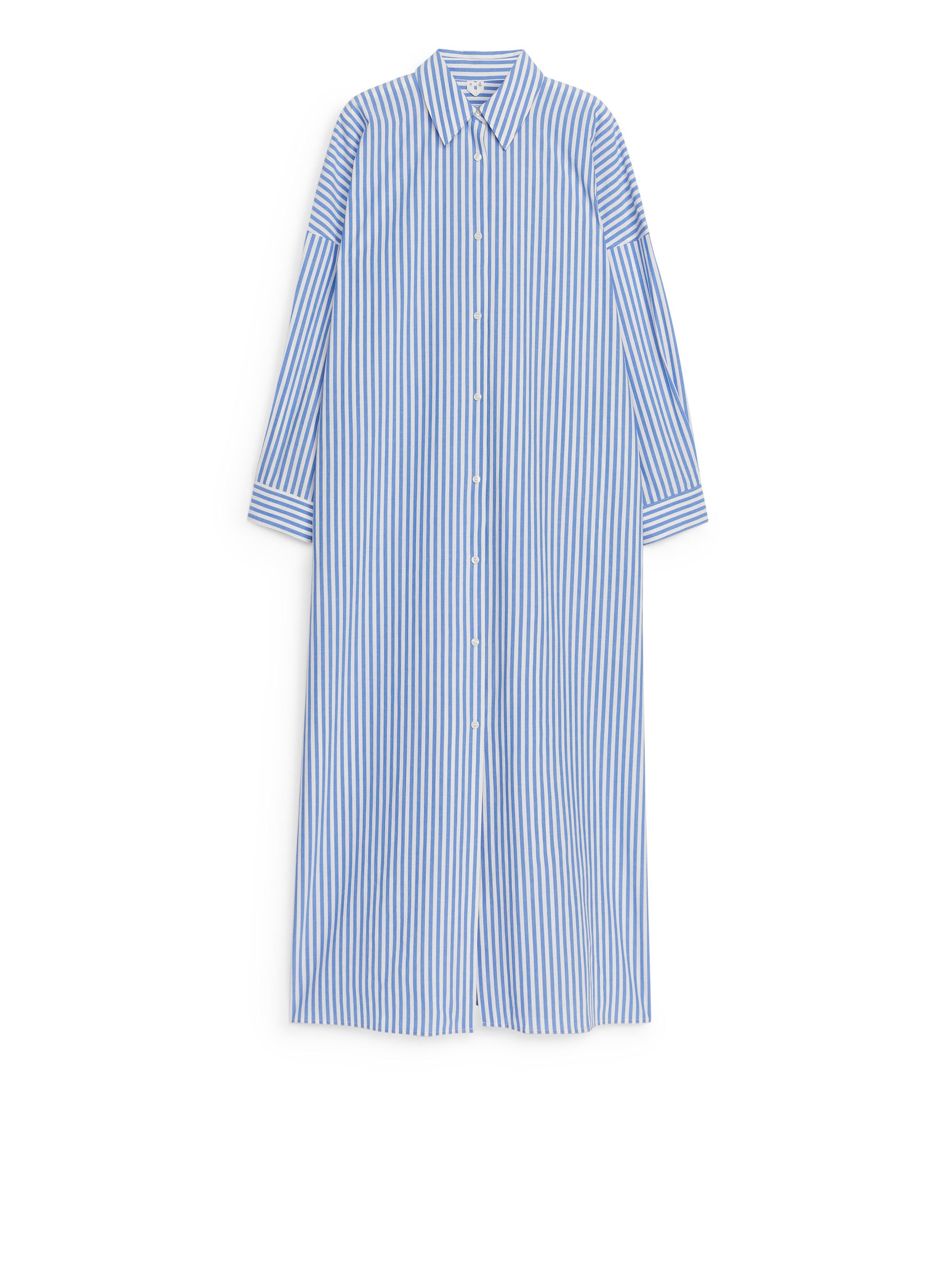 Long Shirt Dress - Blue - Oversized - Women - StillMedia/DescriptiveStillLife - 1