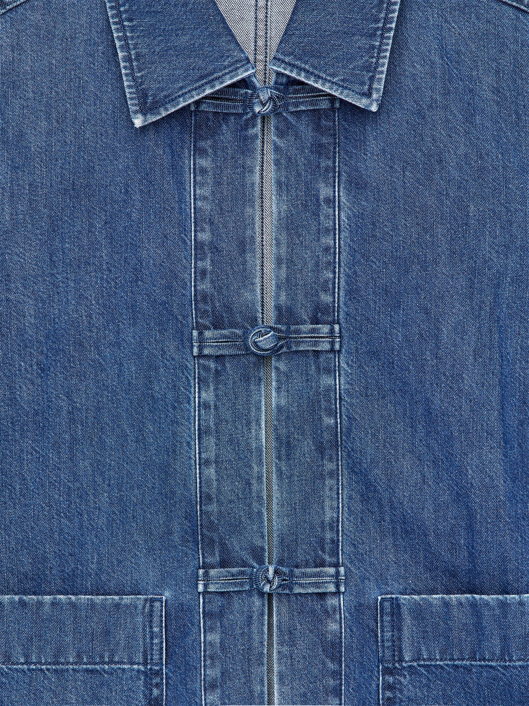 Denim Twill Shirt - Blue - Regular fit - Women - StillMedia/DescriptiveDetail - 2