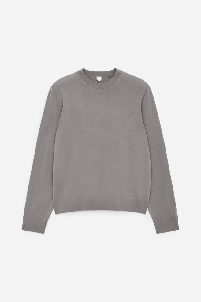 Feinstrickpullover aus Merinowolle - Graubraun/Dunkelgrau/Dunkelblau/Dunkelgrün - 1