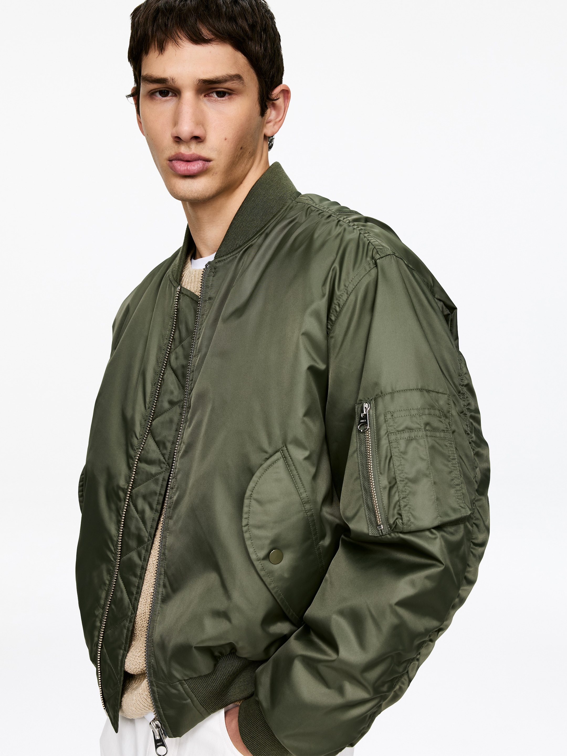 Nylonjacke - Grün - Relaxed Fit - Men - StillMedia/Lookbook - 5