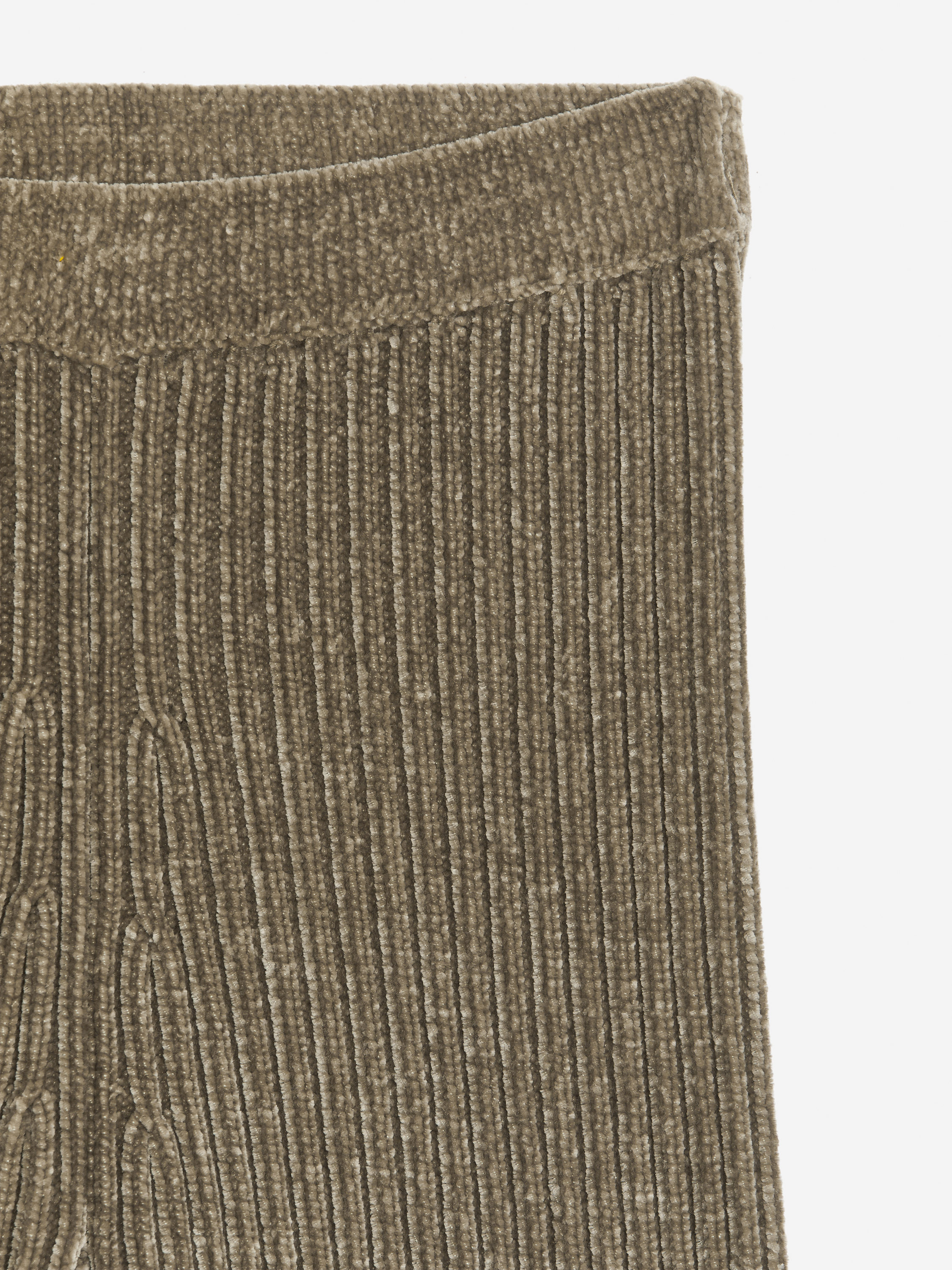 Rib-Knit Chenille Trousers - Mole - Slim fit - Women - StillMedia/DescriptiveDetail - 1