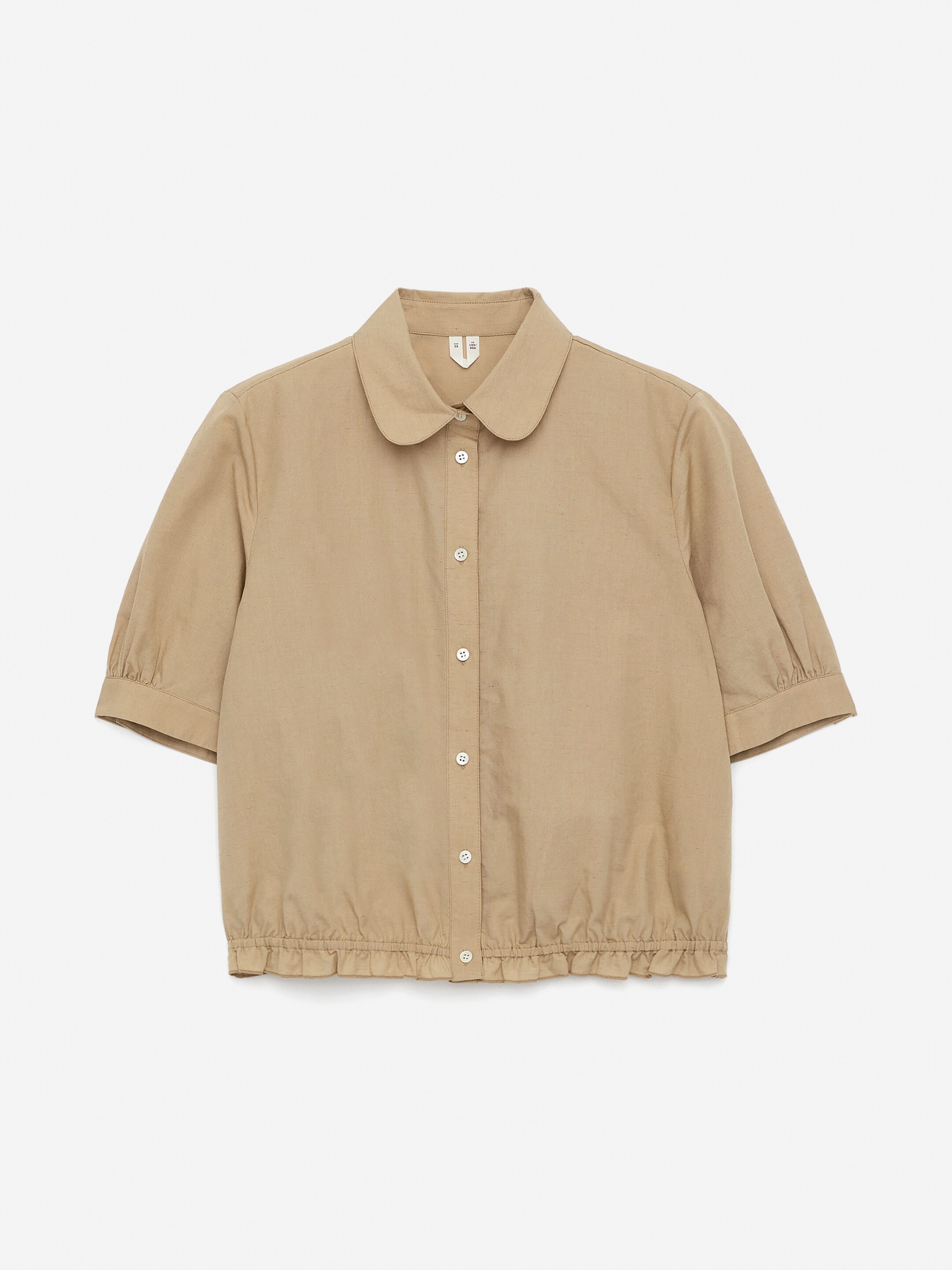 Vezi imaginea mai mare: Bluză cu guler rotund - Bej - FEMEI | H&M RO 5