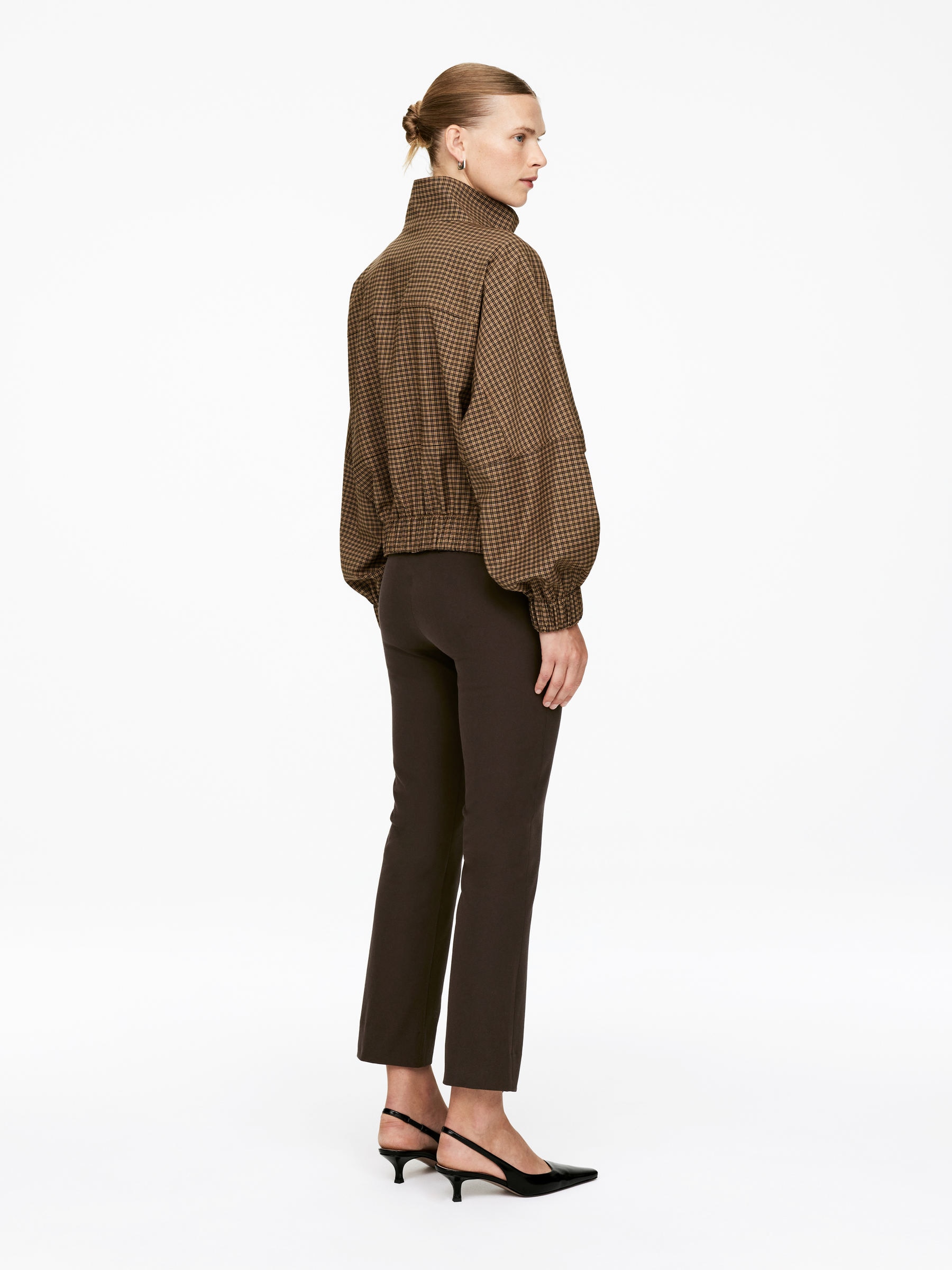 Slim-Fit Trousers - Brown - Slim fit - Women - StillMedia/Lookbook - 3