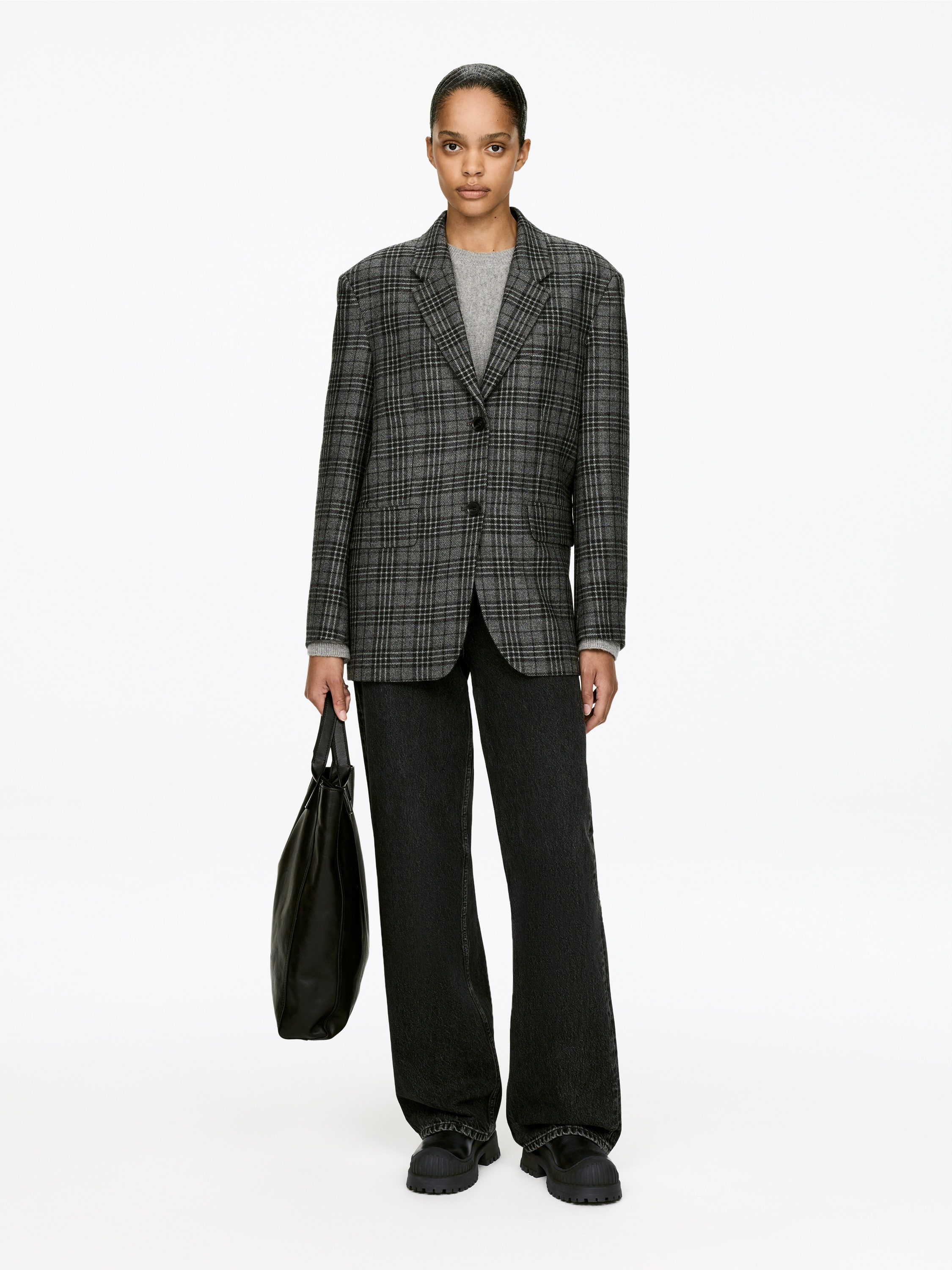 Chunky Leather Ankle Boots - Black - Women - StillMedia/Lookbook - 8