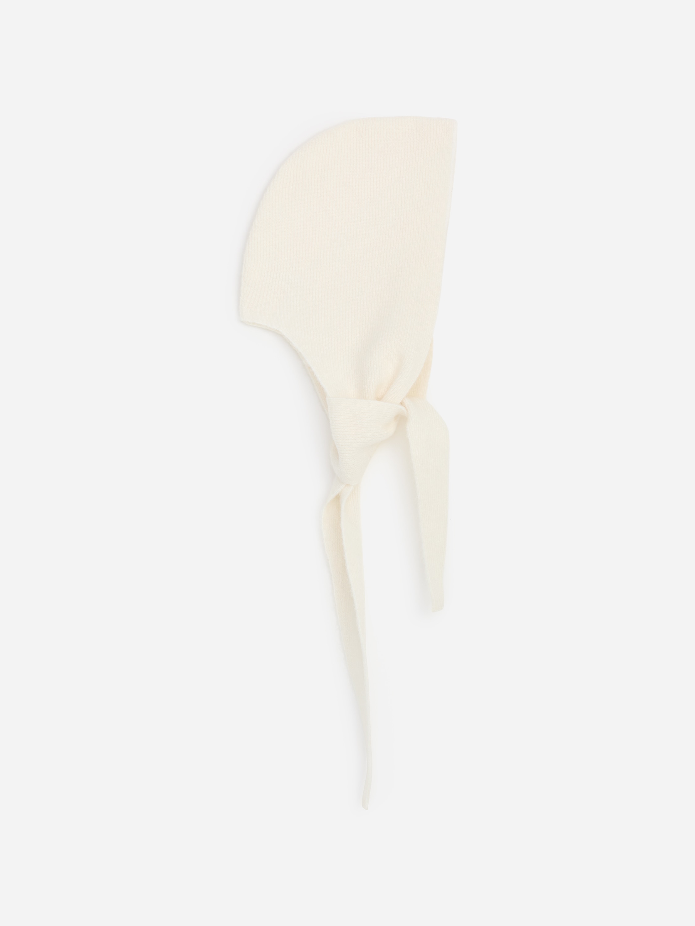 Alpaca-Blend Hood - Off-white/Brown