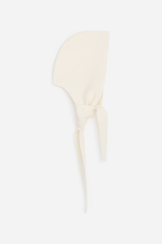 Alpaca-Blend Hood - Off-white - 1
