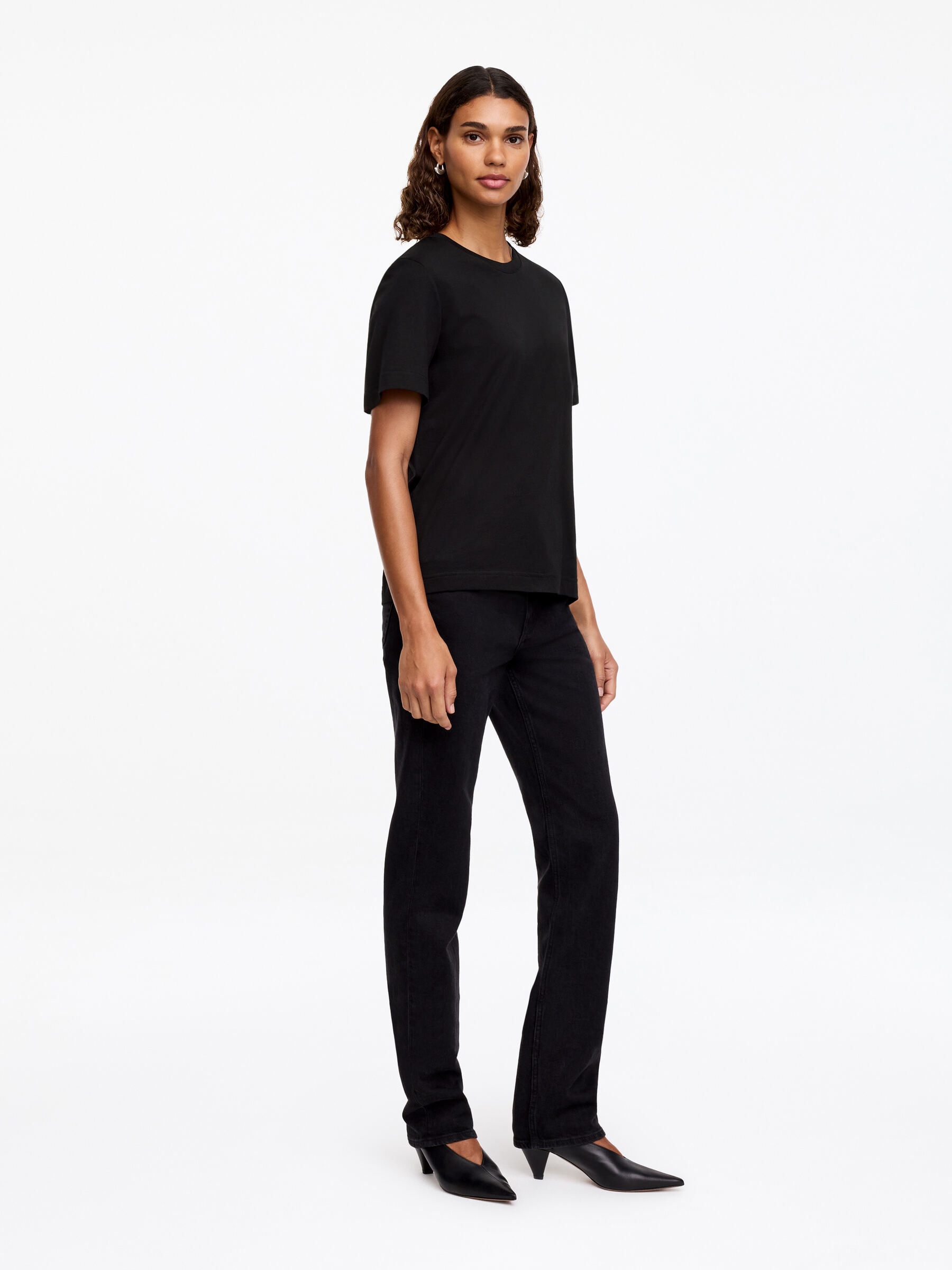 Signature-T-Shirt - Schwarz - Regular Fit - Damen - StillMedia/Lookbook - 62