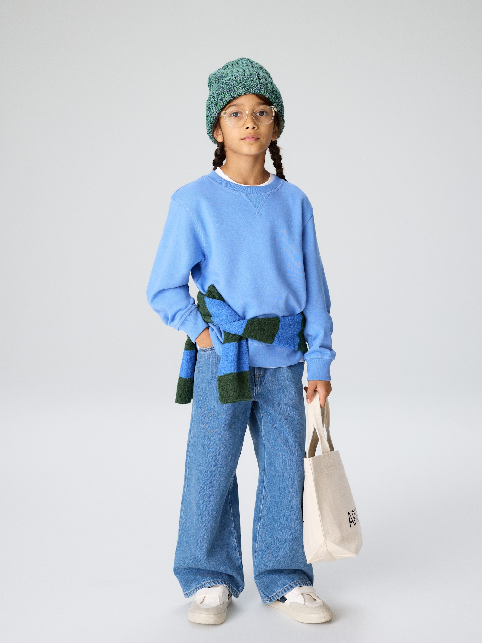 Wide Denim Trousers - Blauw/Roze/Lila/Rood/Zwart/Yellow - 5