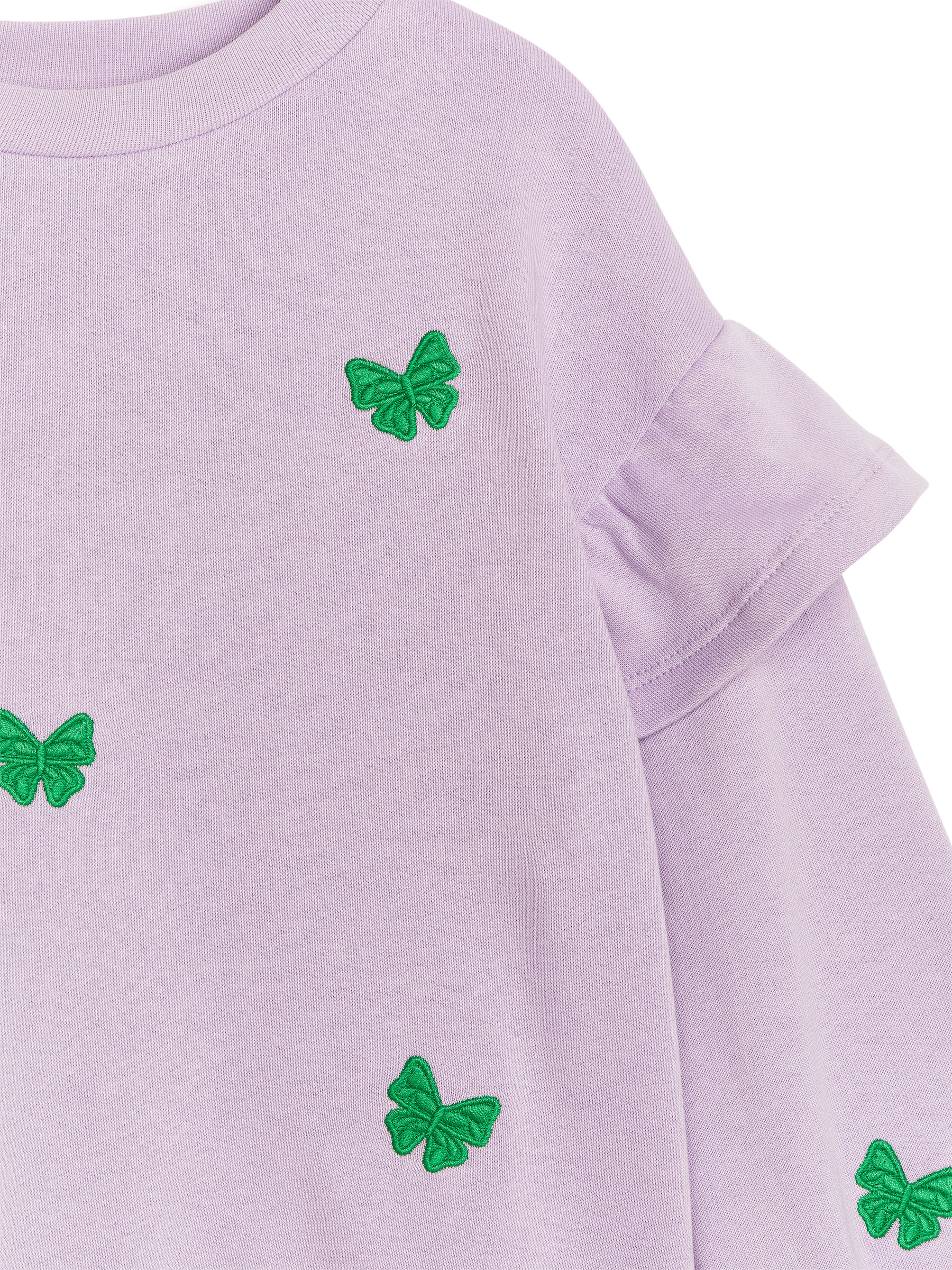 Sweatshirt mit Rüschen - Lila - Loose Fit - Kinder - StillMedia/DescriptiveDetail - 3