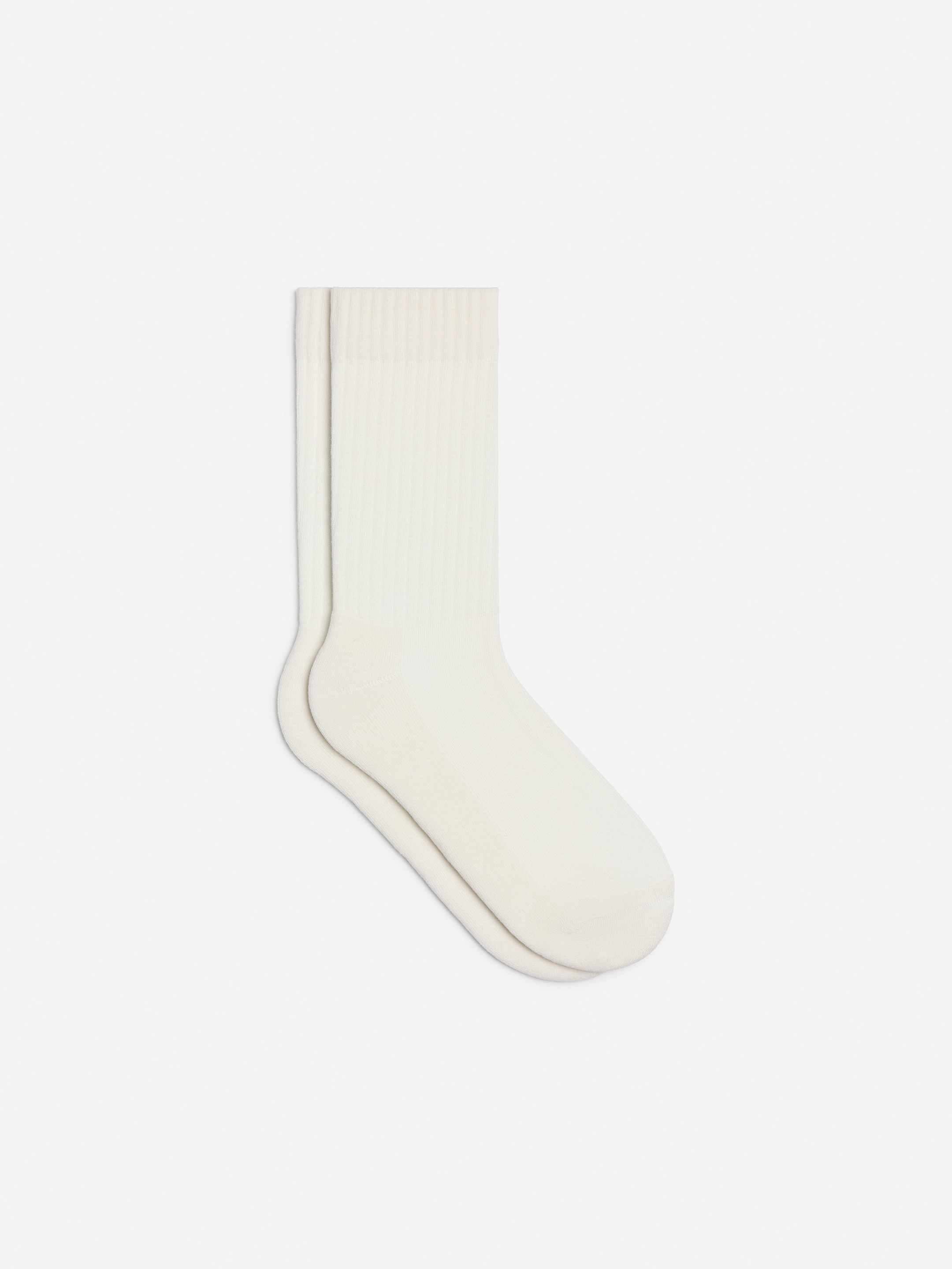Sporty Cotton Socks-White-20012