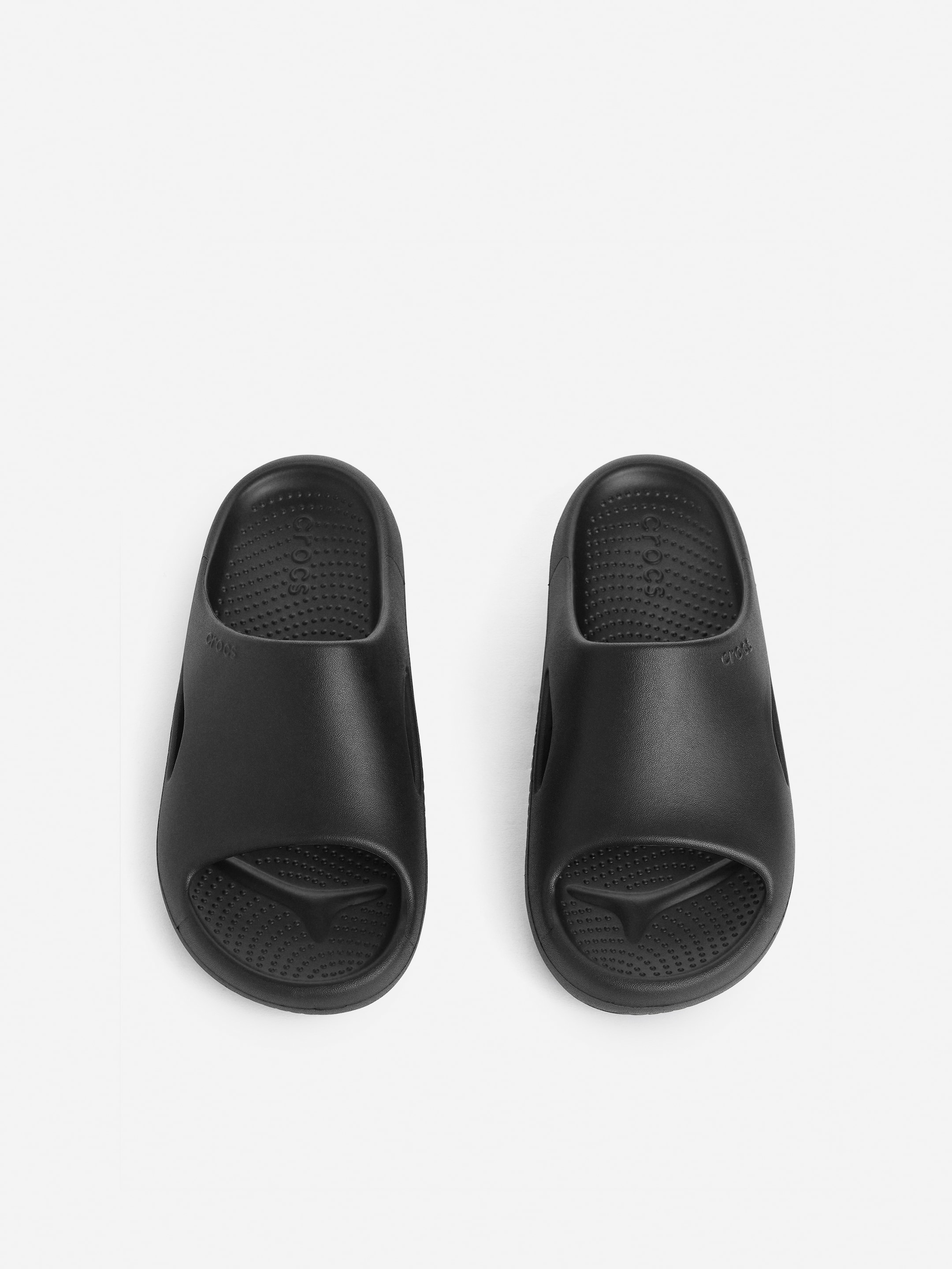 Crocs Mellow Recovery Slides - Black - Women - StillMedia/DescriptiveStillLife - 6