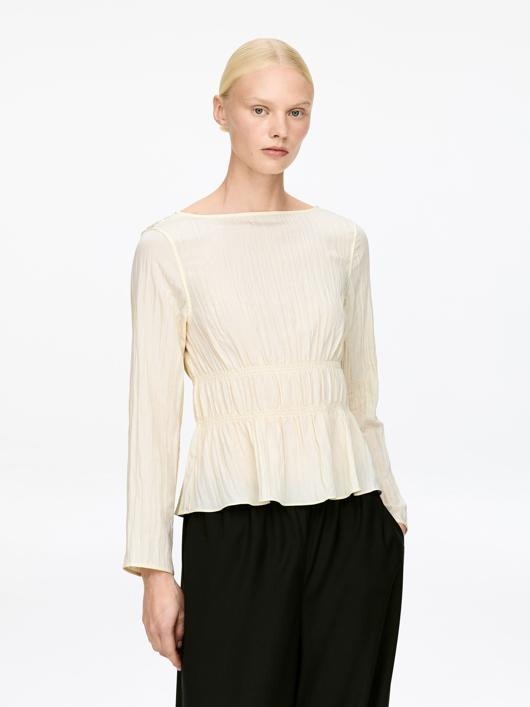 Smock Top-#DED9C5-17286