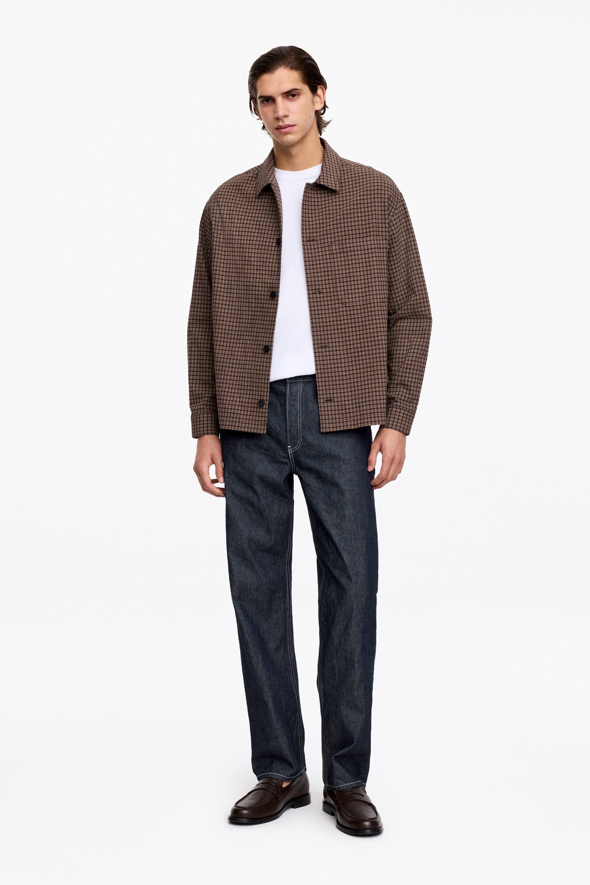 Größeres Bild ansehen: OCEAN leichte Loose Jeans - Dunkelblau - Men | H&M DE 1