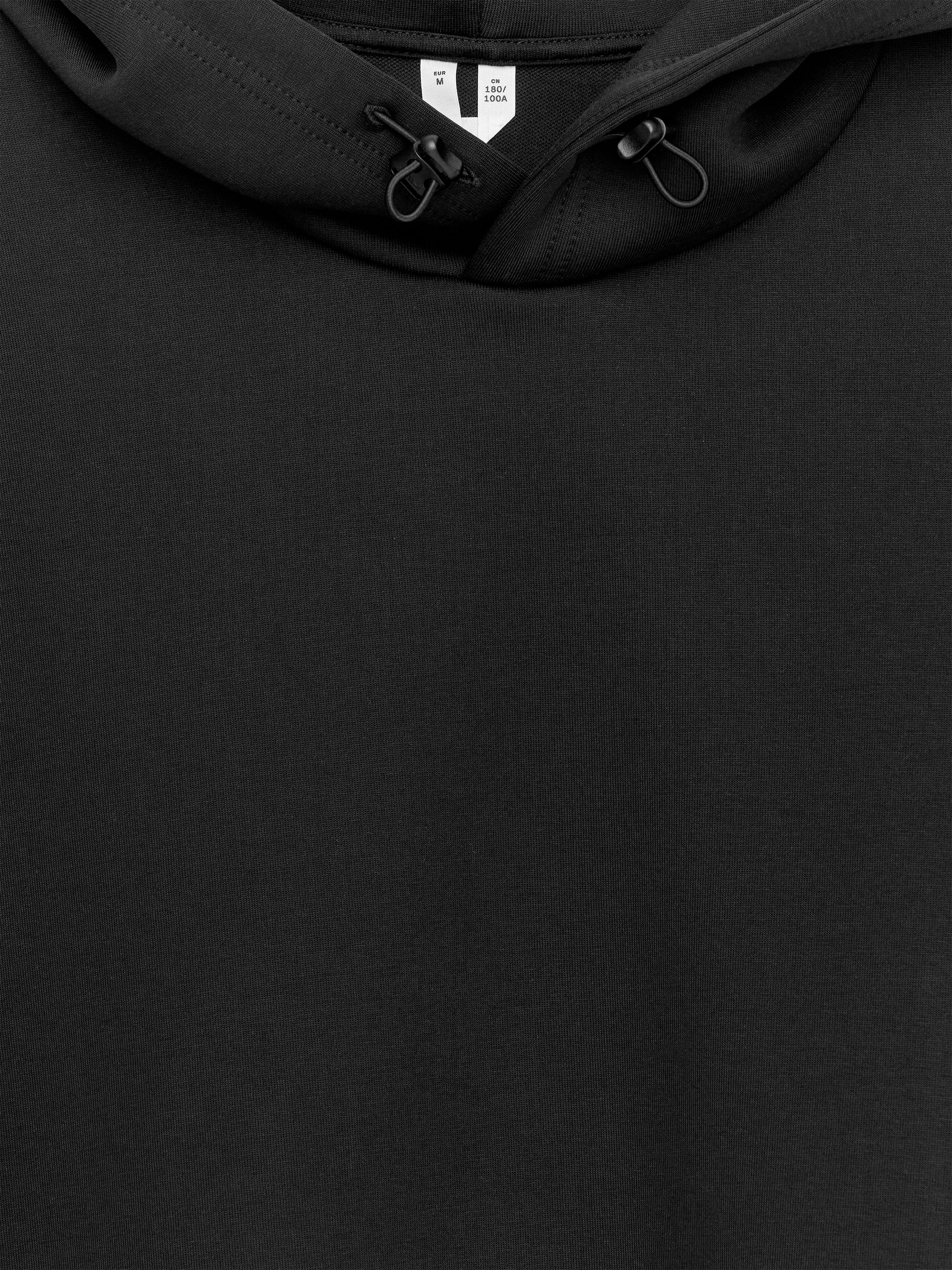 ARKET ACTIVE Hoodie - Black - Loose fit - Men - StillMedia/DescriptiveDetail - 1