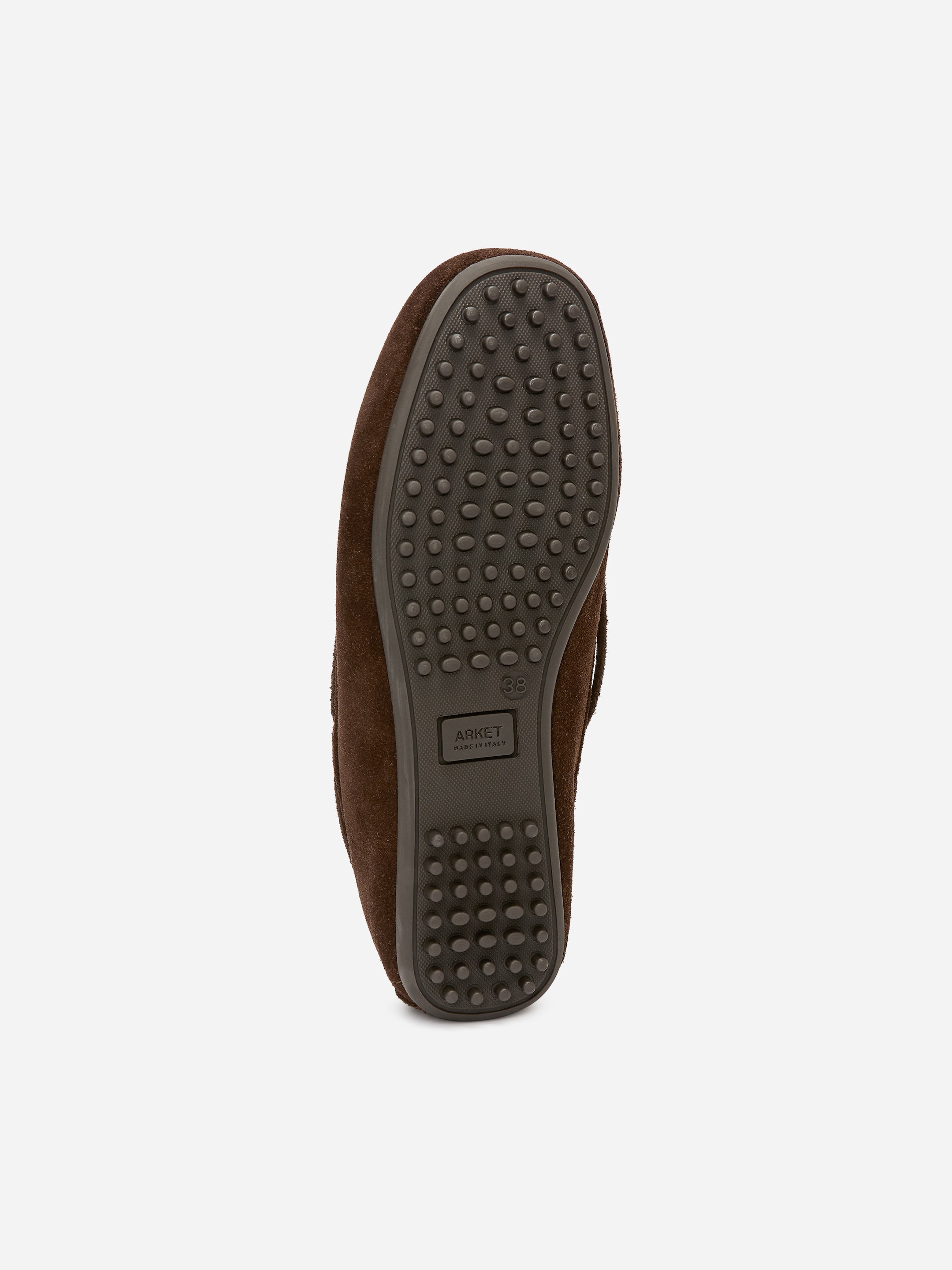 Split Suede Boat Shoes - Brown - Women - StillMedia/DescriptiveStillLife - 7