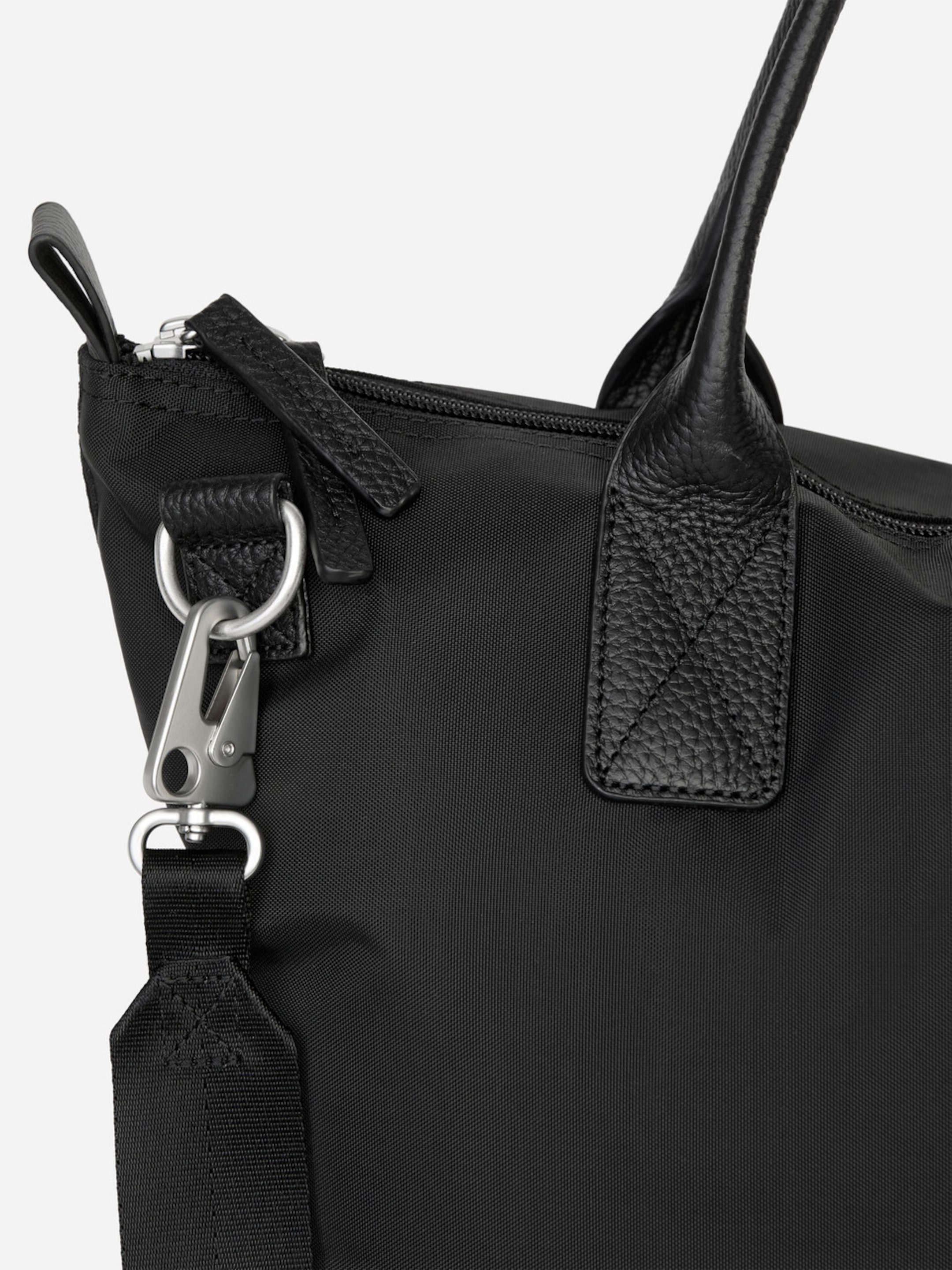 Bolso tote de nailon y piel - Negro - men - StillMedia/DescriptiveDetail - 4