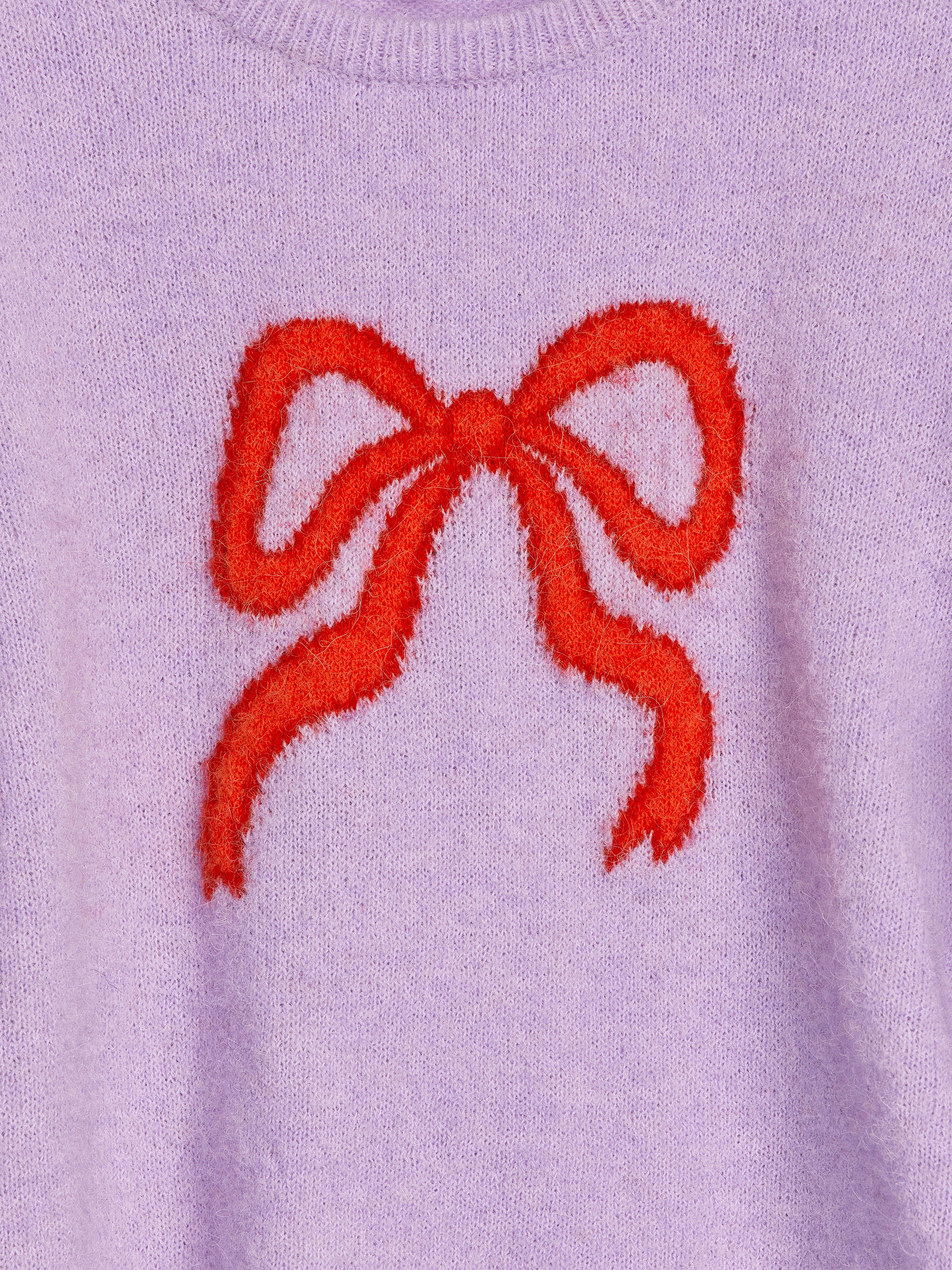 Intarsia Knitted Jumper - Lilac - Regular fit - Children - StillMedia/DescriptiveDetail - 3