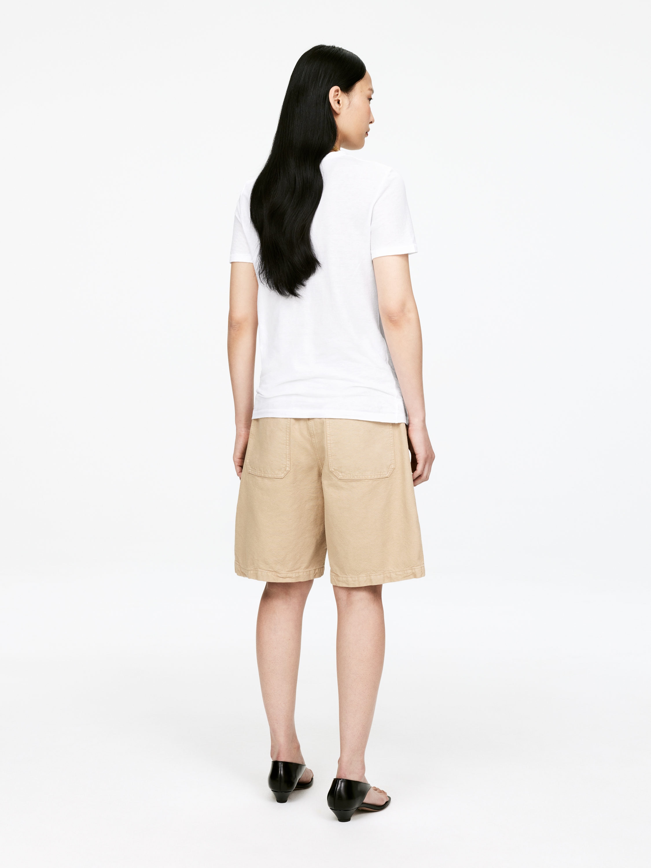 Ice Crêpe T-Shirt - White - Regular fit - Women - StillMedia/Lookbook - 16
