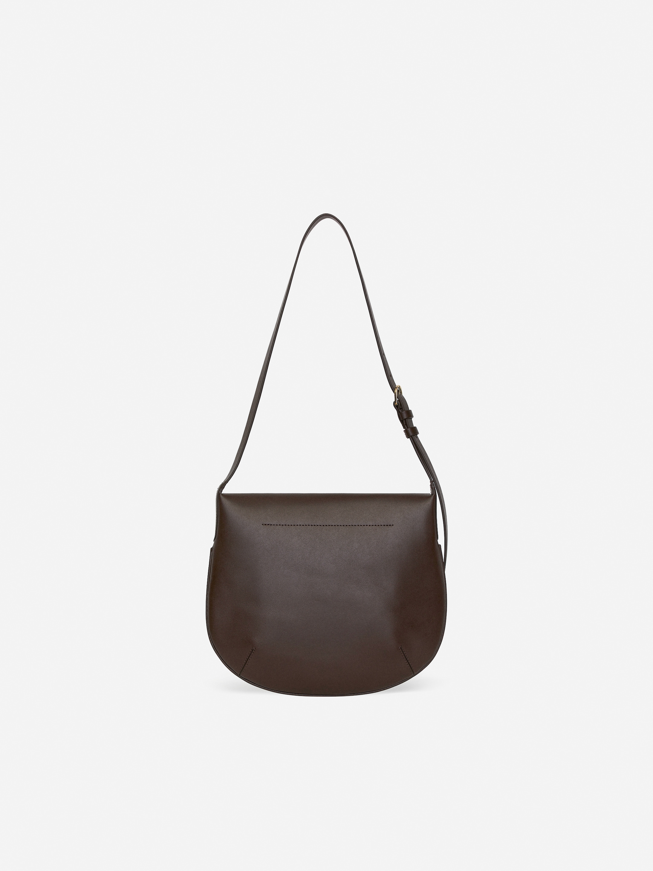 Bolso bandolera de piel - Marrón oscuro - Women - StillMedia/DescriptiveStillLife - 2