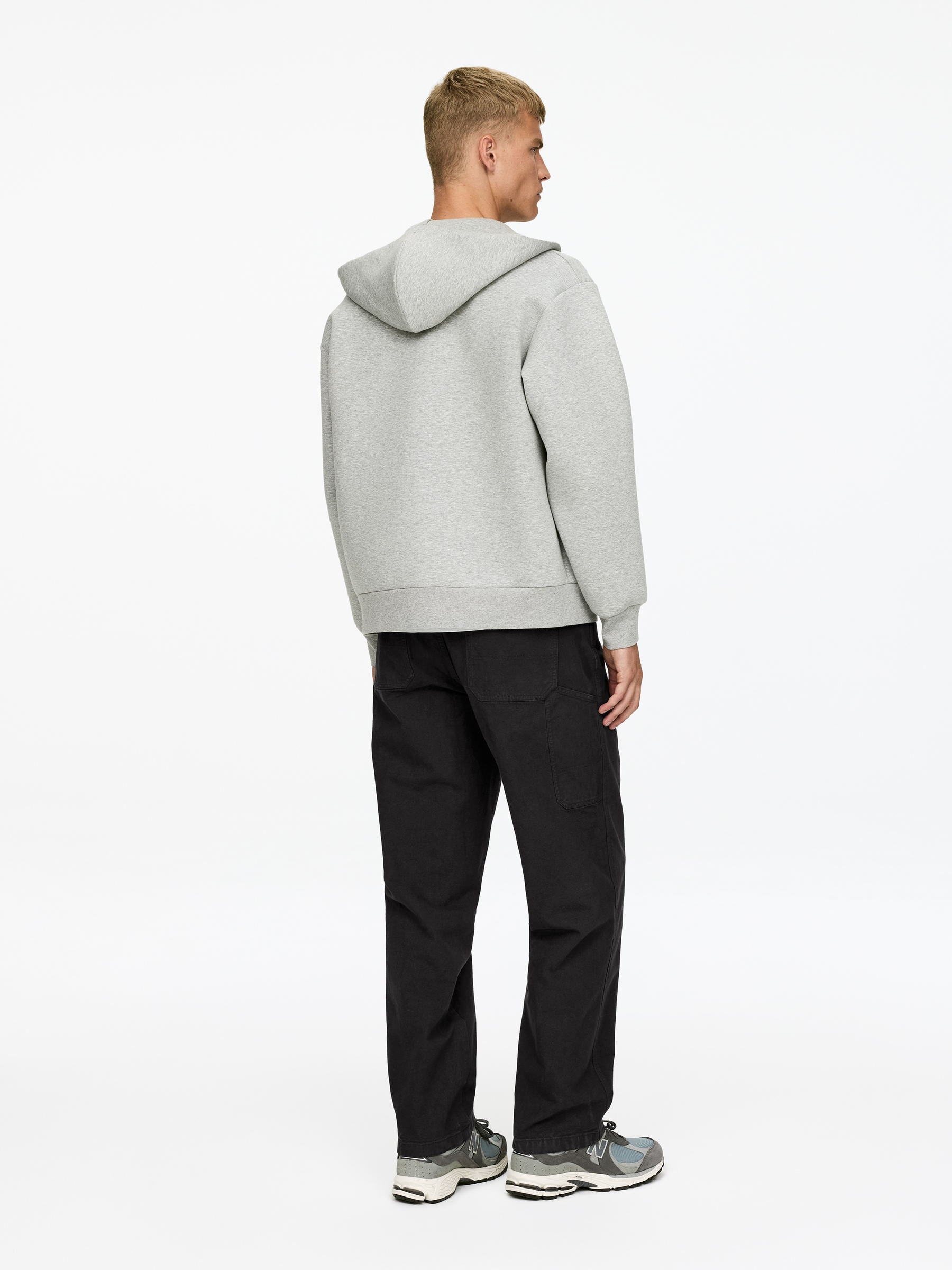 Loose-Fit Workwear Trousers - Off Black - Loose fit - Men - StillMedia/Lookbook - 3