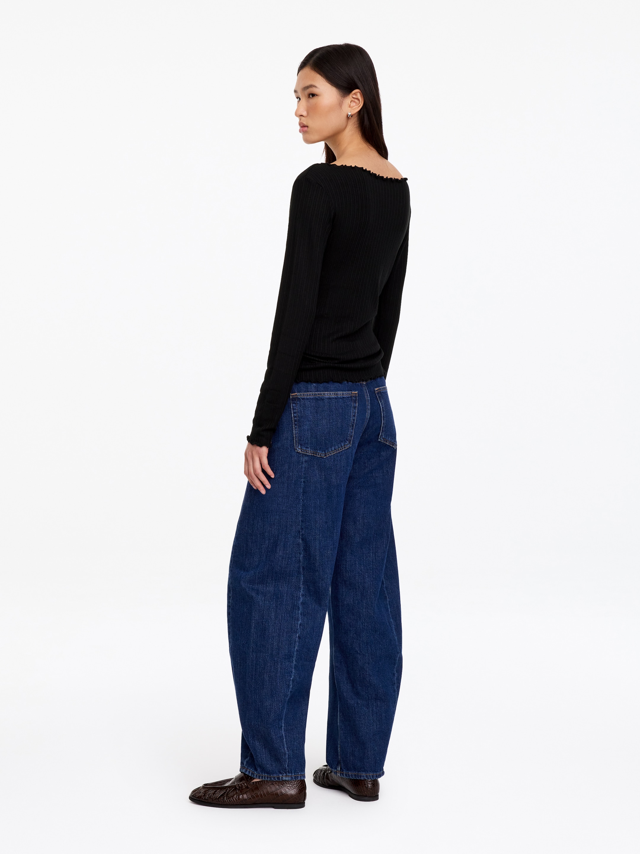 Top con cuello barco - Negro - Corte estándar - women - StillMedia/Lookbook - 6