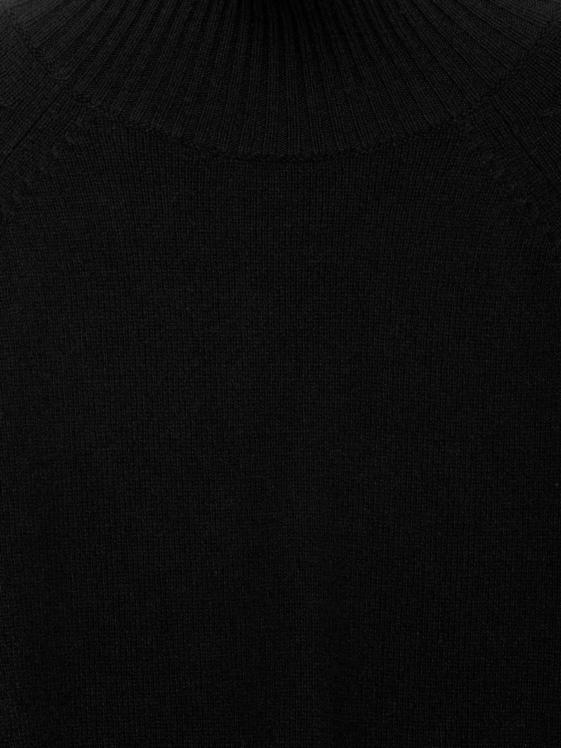 Polotröja i ull - Svart - Regular fit - Women - StillMedia/DescriptiveDetail - 1