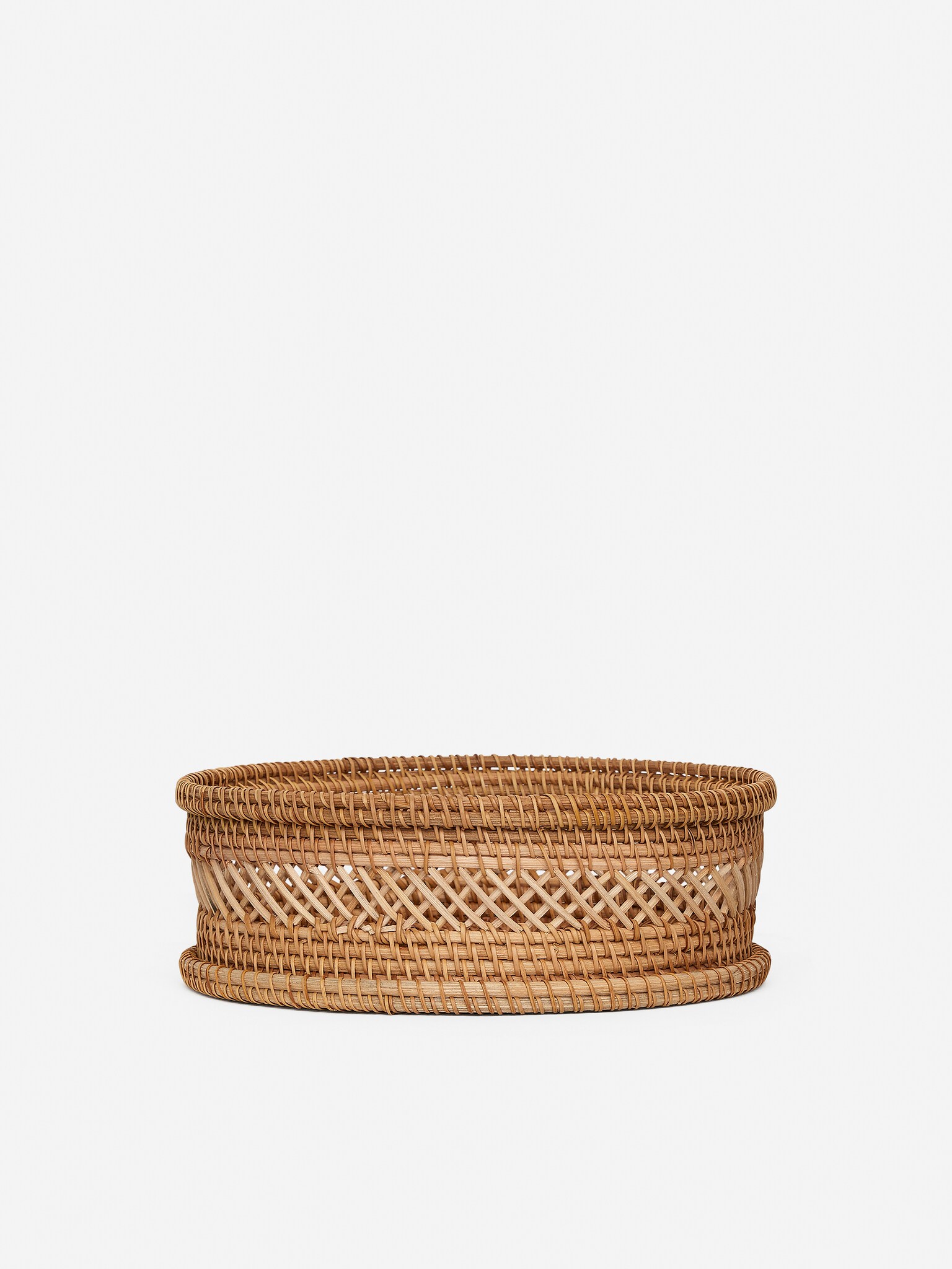 Rattan Basket 24 cm - Beige