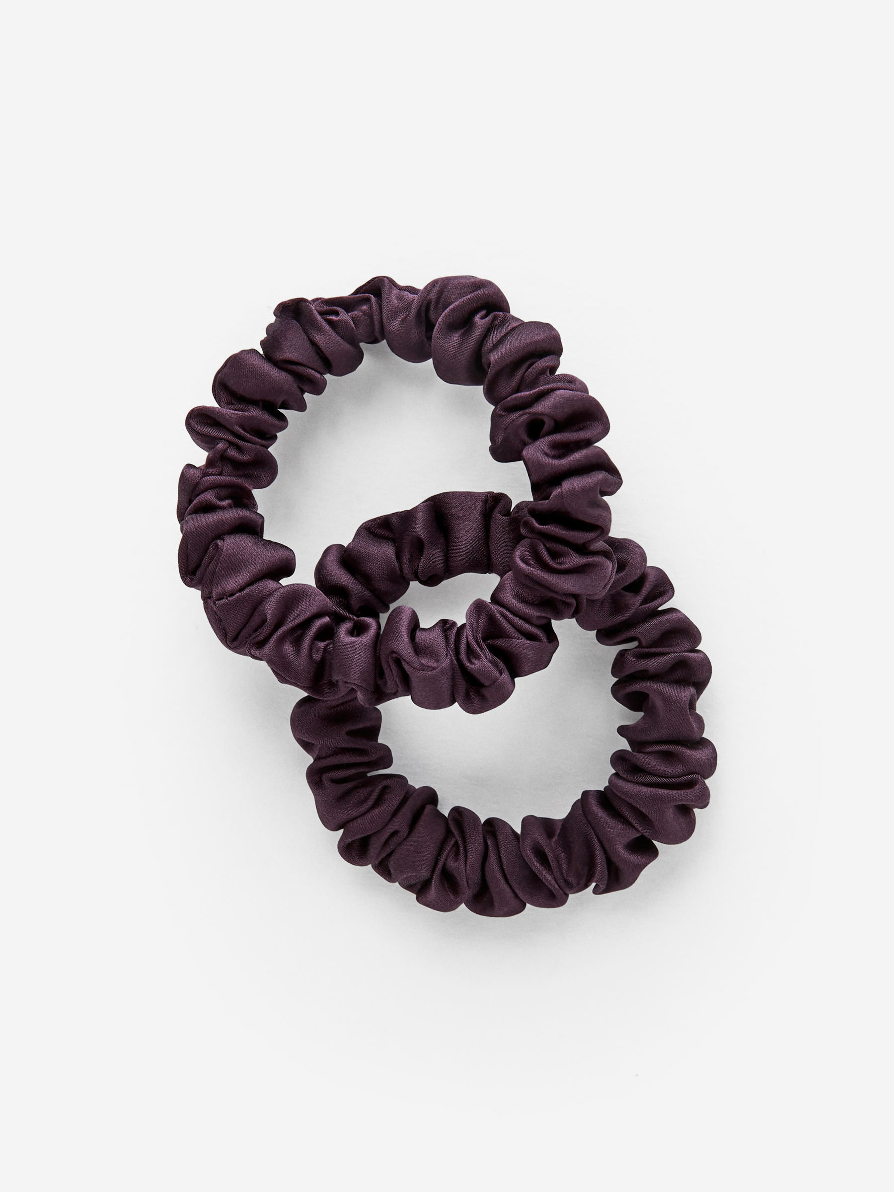 Silk Scrunchies-#4B262D-16272