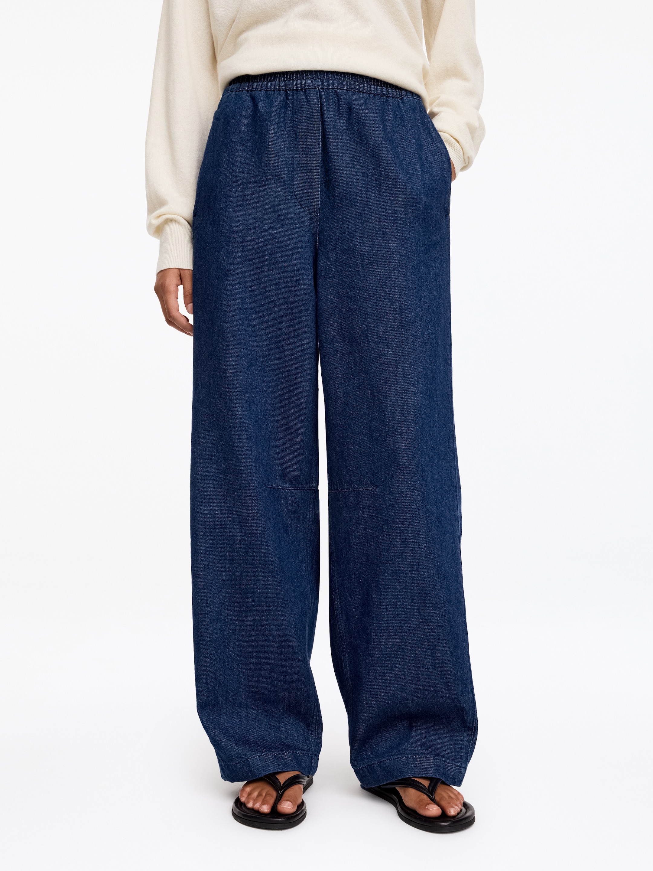 Pantalones vaqueros con silueta barrel - Azul - Corte estándar - women - StillMedia/Lookbook - 5