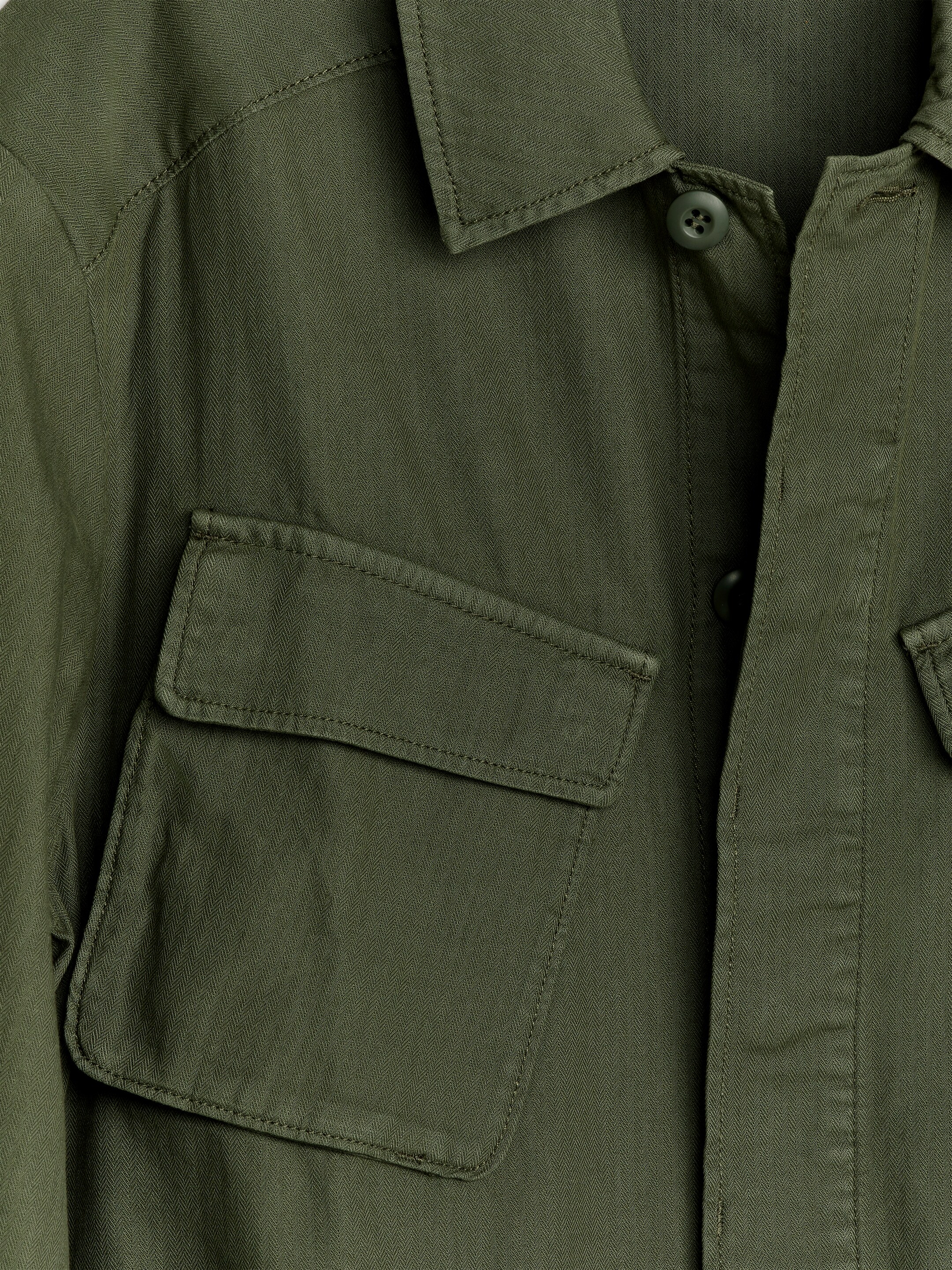 Größeres Bild anzeigen: Utility-Overshirt - Dunkelgrün - Men | H&M AT 3