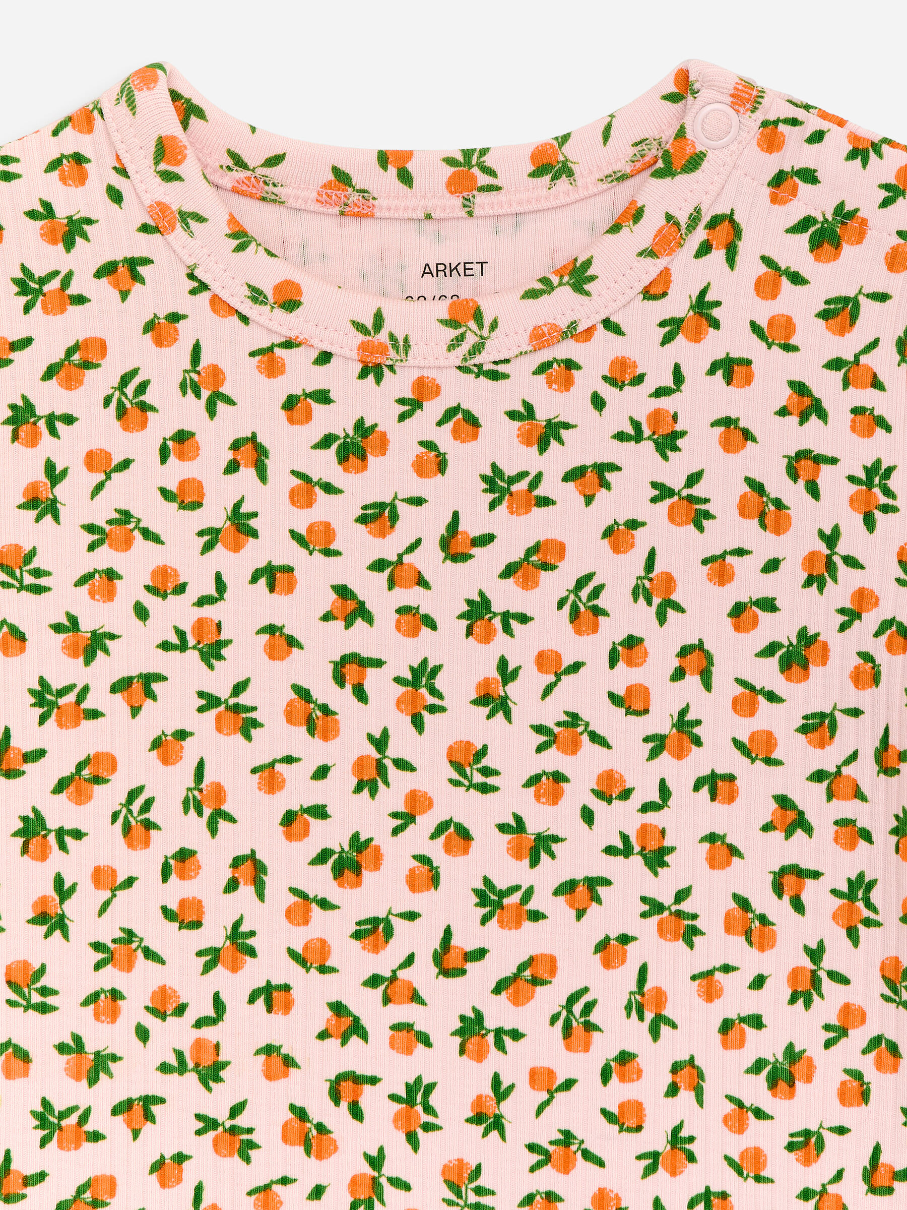Baumwollbody mit kurzen Ärmel - Rosa/Orangen - Slim Fit - Children - StillMedia/DescriptiveDetail - 1