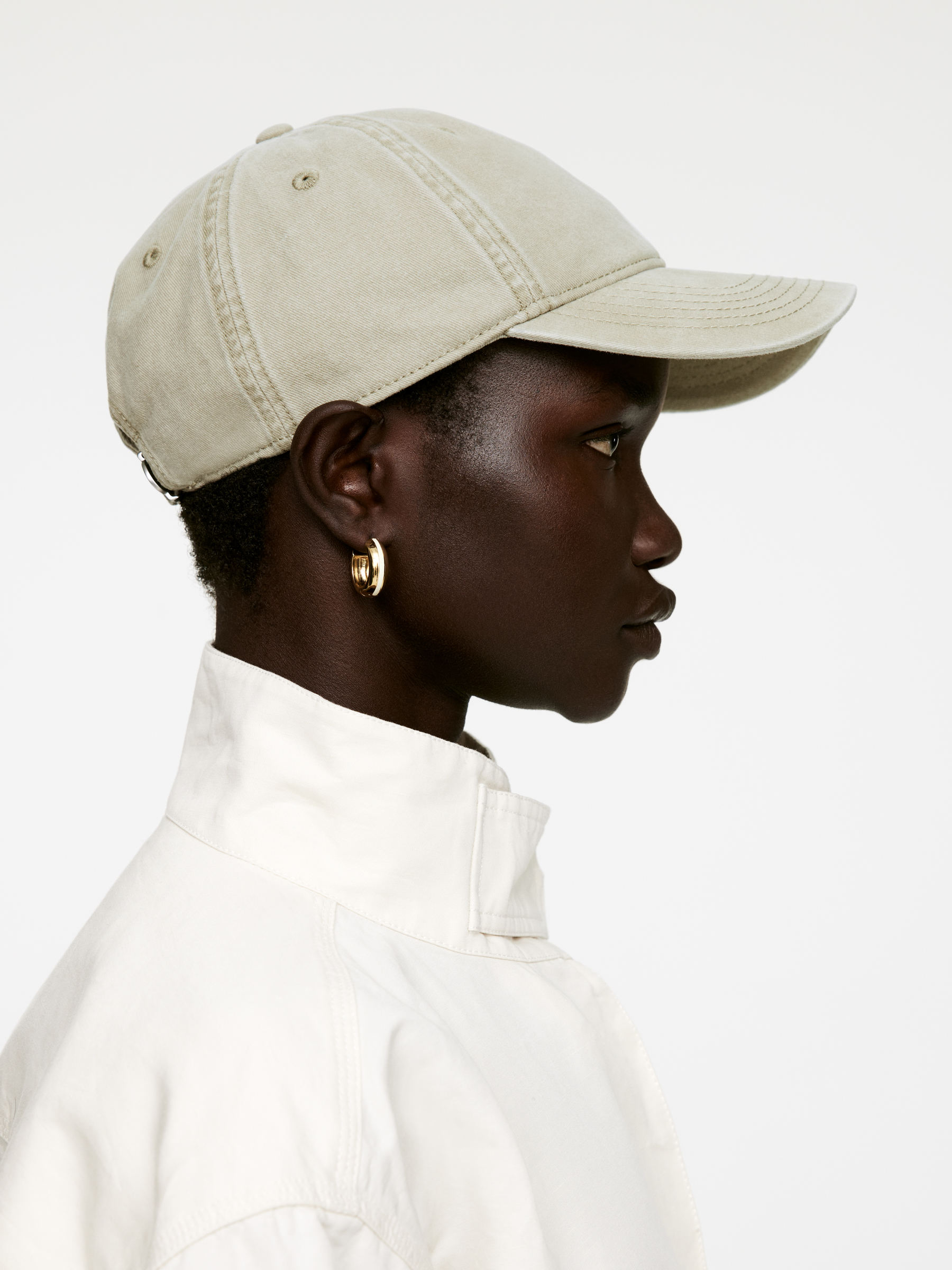Washed Cotton Cap – Beige – Women – ARKET WW
