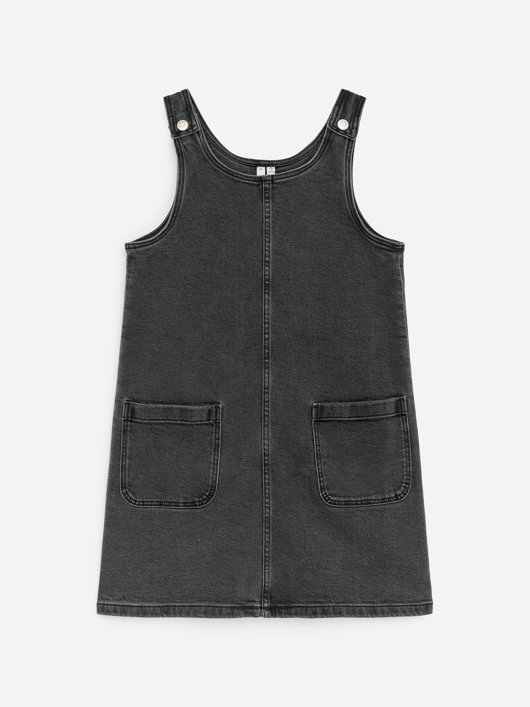 Vestido denim sin mangas-#333538-18624