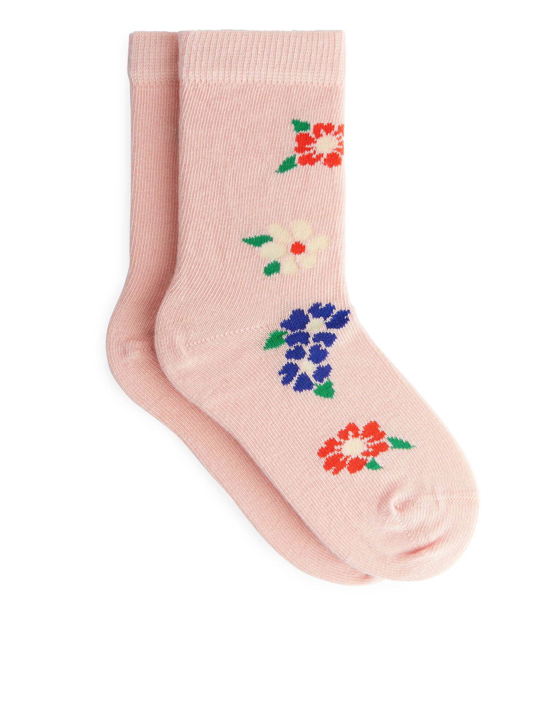 Jacquard-Socken, 2er-Pack - Helles Pfirsich - Kinder - StillMedia/DescriptiveStillLife - 1