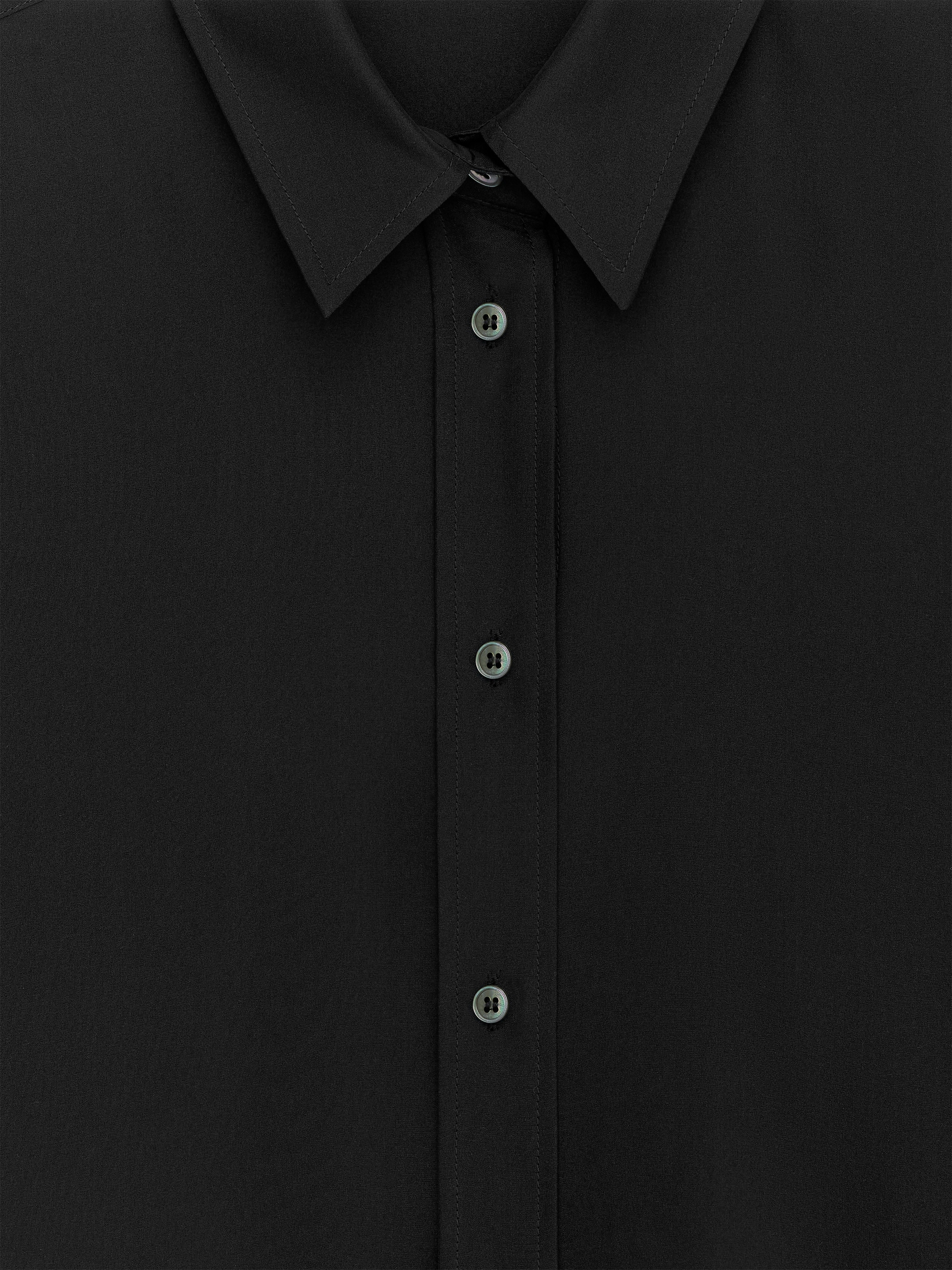 Silk Shirt - Black - Slim fit - Women - StillMedia/DescriptiveDetail - 1
