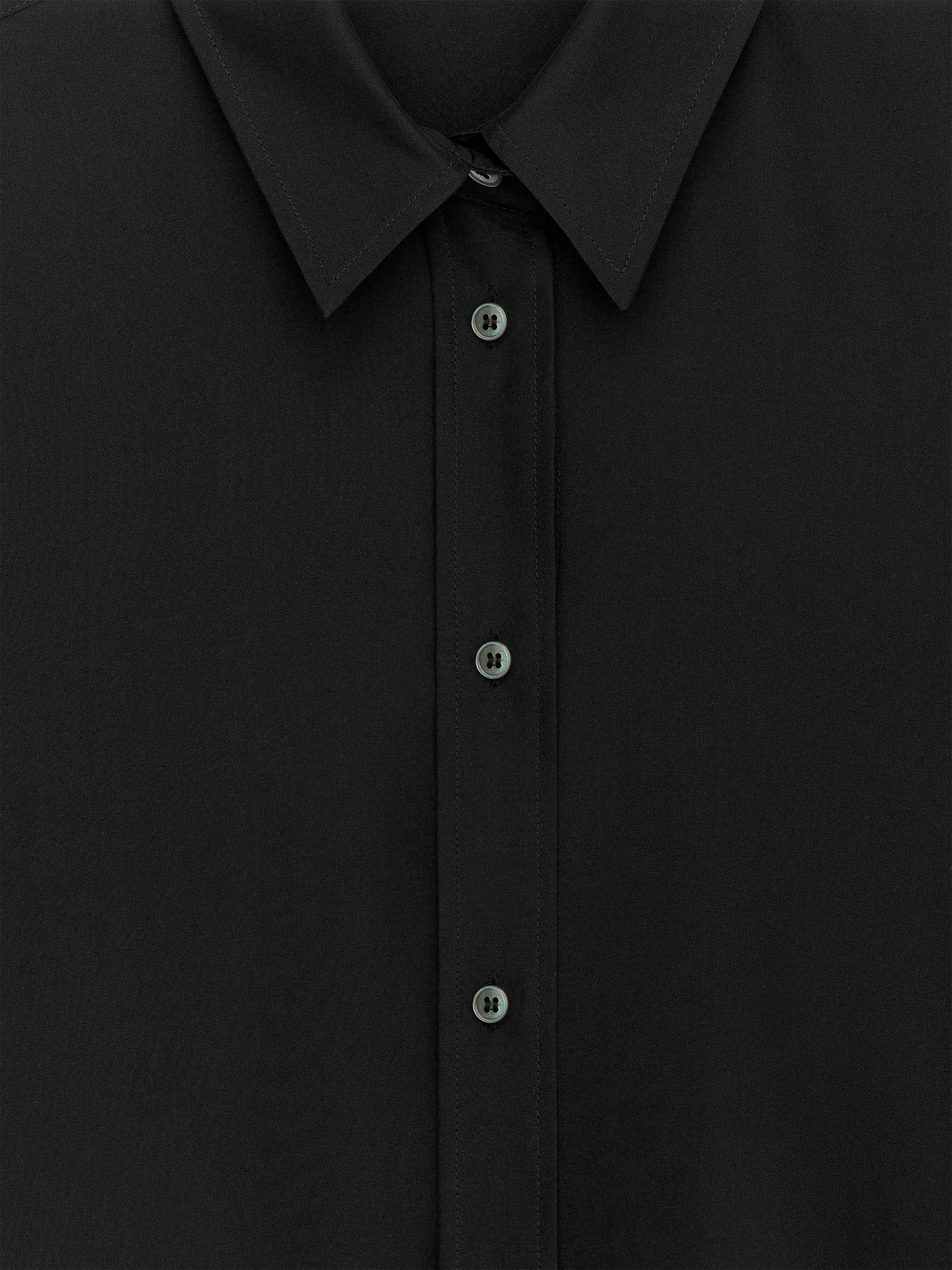 Chemise en soie - Noir - Slim fit - Femme - StillMedia/DescriptiveDetail - 1