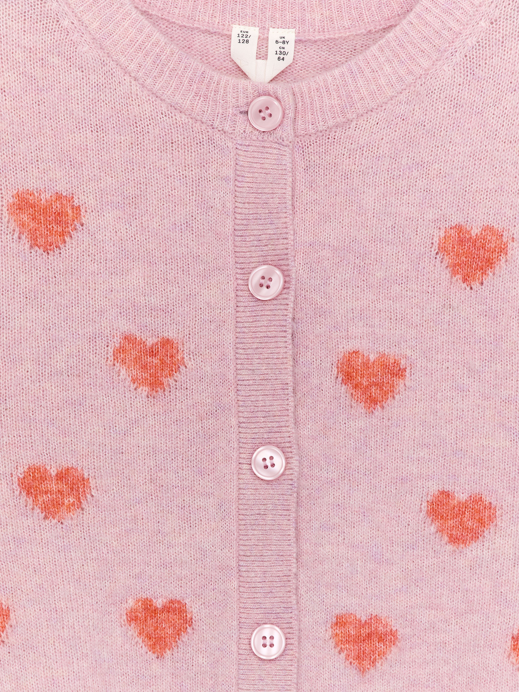 Kofta i ull och alpacka - Rosa - Oversized - Children - StillMedia/DescriptiveDetail - 3