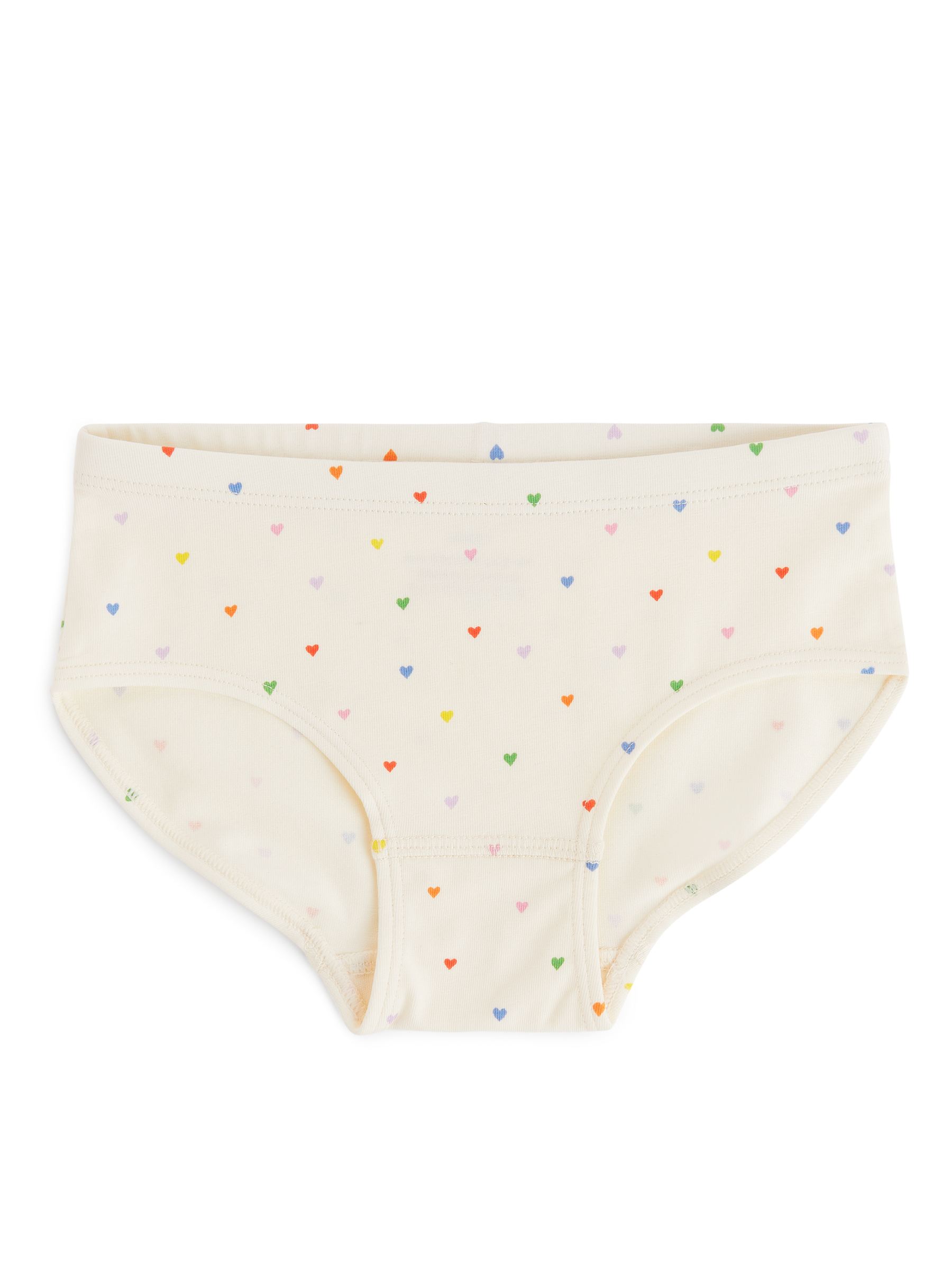 Slips aus Baumwolljersey, 3er-Set - blau/Herzprint - Regular Fit - Kinder - StillMedia/DescriptiveDetail - 4