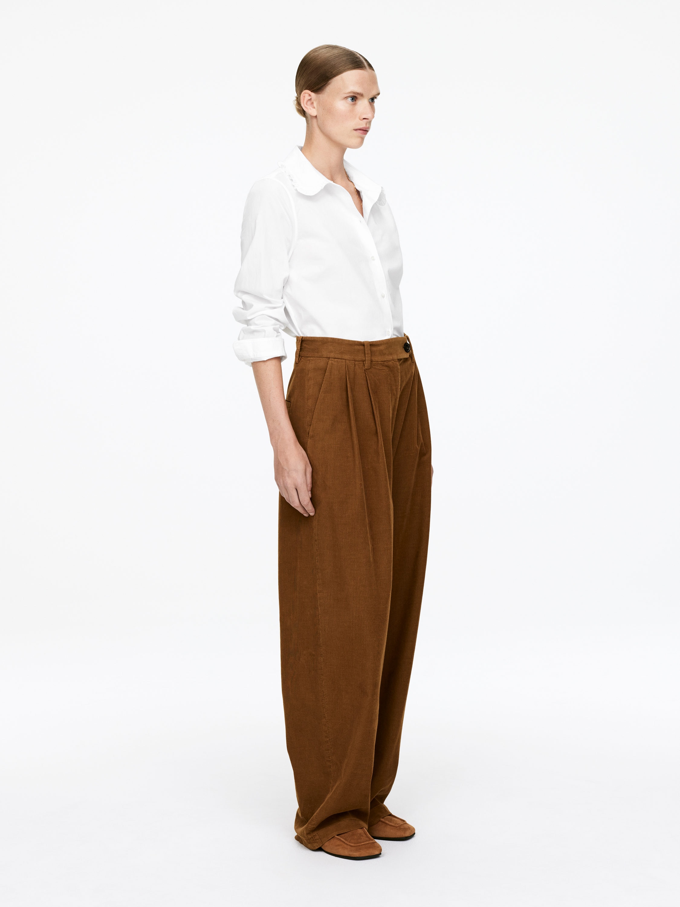 Frill Blouse - White - Regular fit - Women - StillMedia/Lookbook - 4