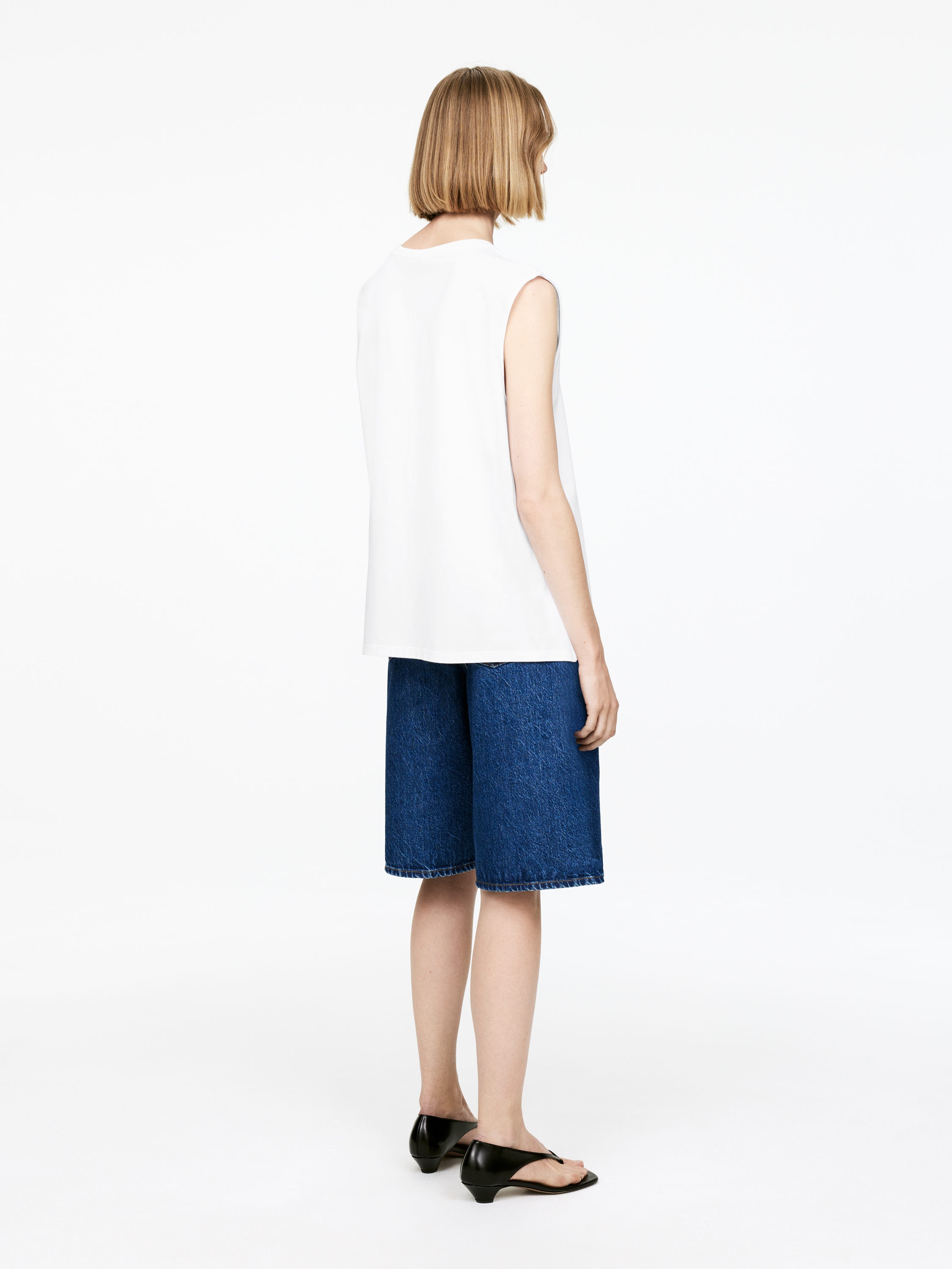 Loose Fit Tank Top - White - Loose fit - Women - StillMedia/Lookbook - 7