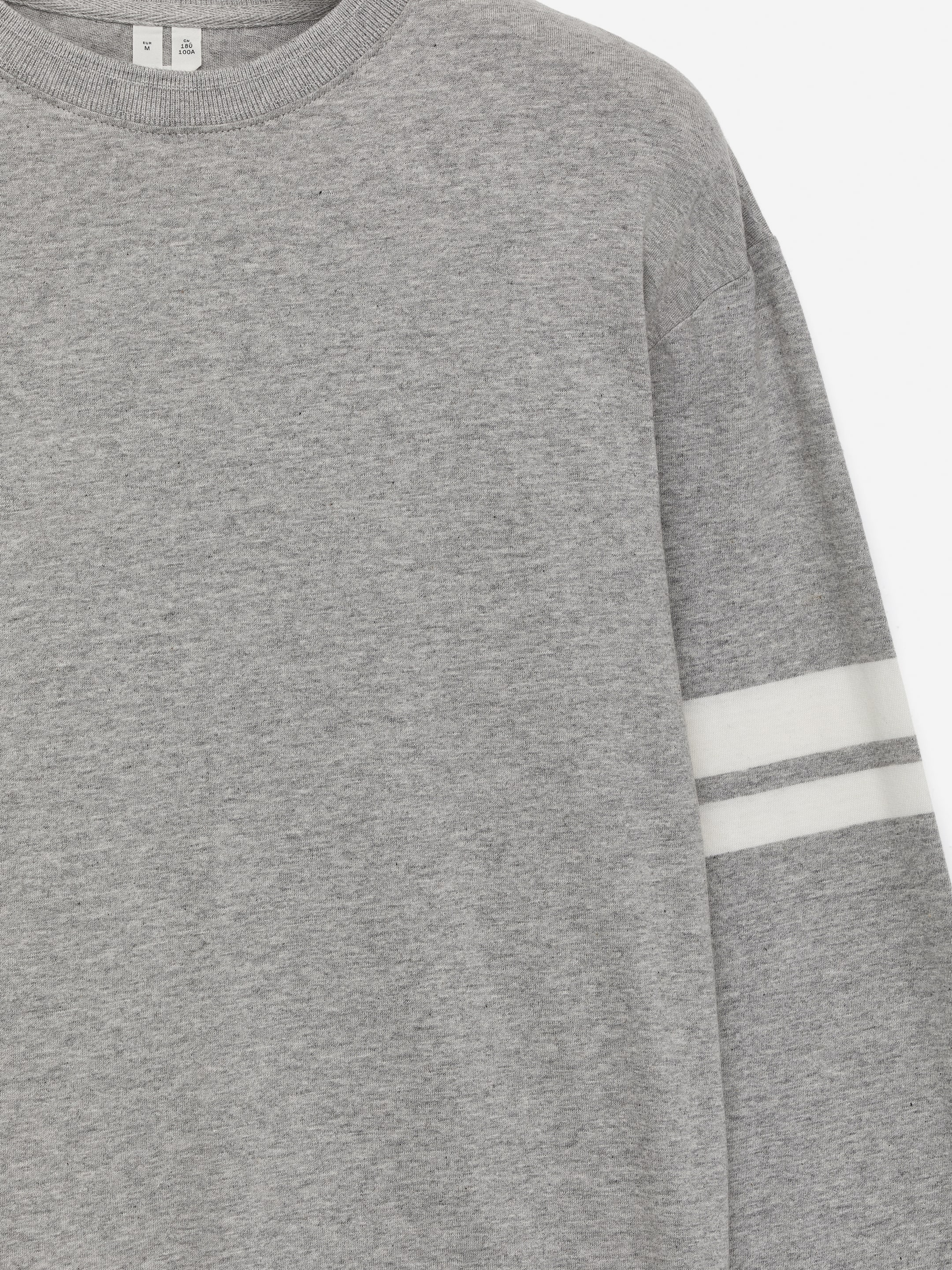 T-shirt a maniche lunghe - Grigio - Loose fit - Men - StillMedia/DescriptiveDetail - 2