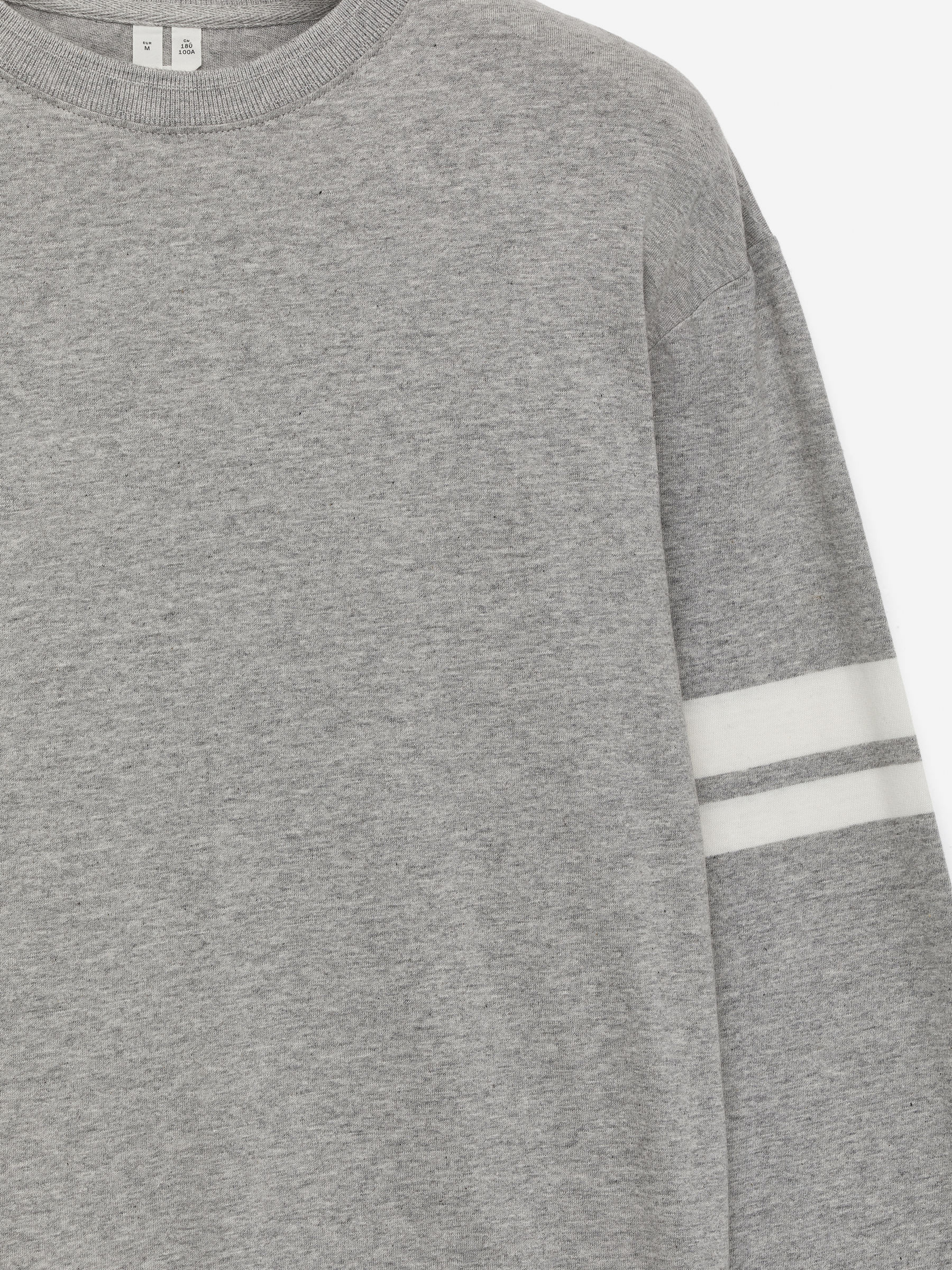 Long-Sleeve T-Shirt - Grey - Loose fit - Men - StillMedia/DescriptiveDetail - 2