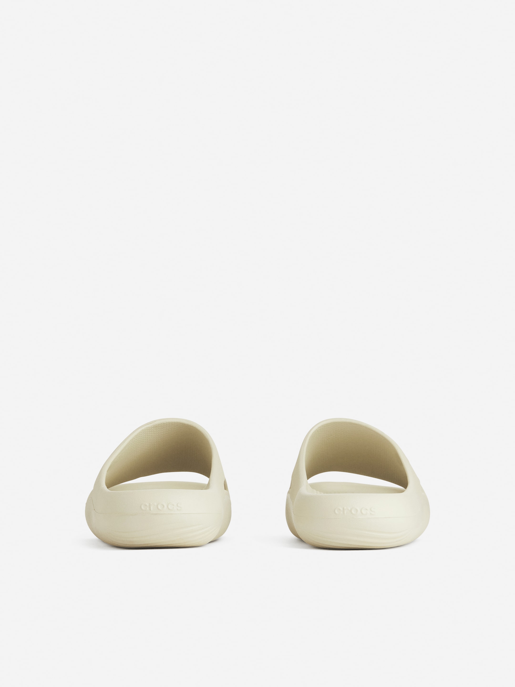 Crocs Mellow Recovery Slides - Beige - Women - StillMedia/DescriptiveStillLife - 2